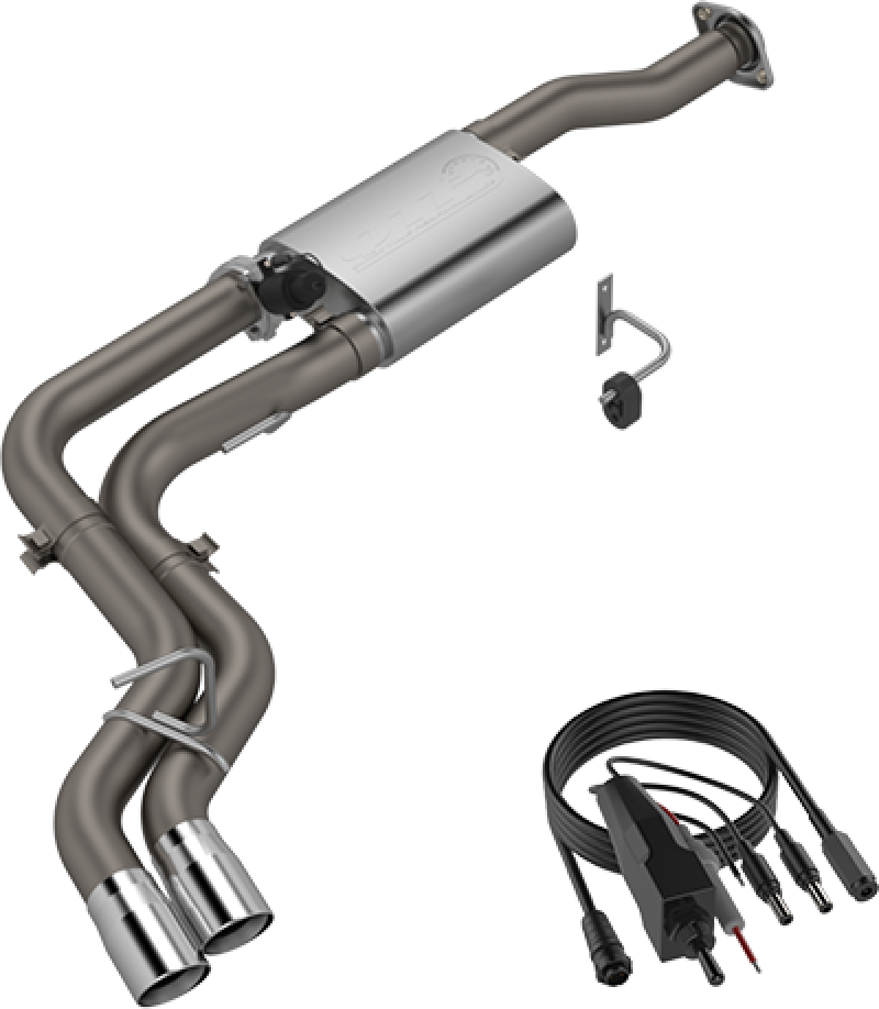 2015-2020 Ford F-150 QTP Screamer Cat-Back Exhaust System - High Performance Stainless Steel Muffler for Enhanced Sound & Power - Perfect for Off-Roading, Racing & Daily Driving