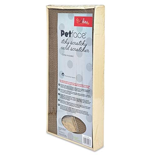 Premium Cat Scratcher Box with Catnip - Durable Cardboard Cat Scratcher for Indoor Cats - Fun Kitty Toy for Scratching, Playing & Relaxing - Perfect for Home, Office & Pet-Friendly Spaces