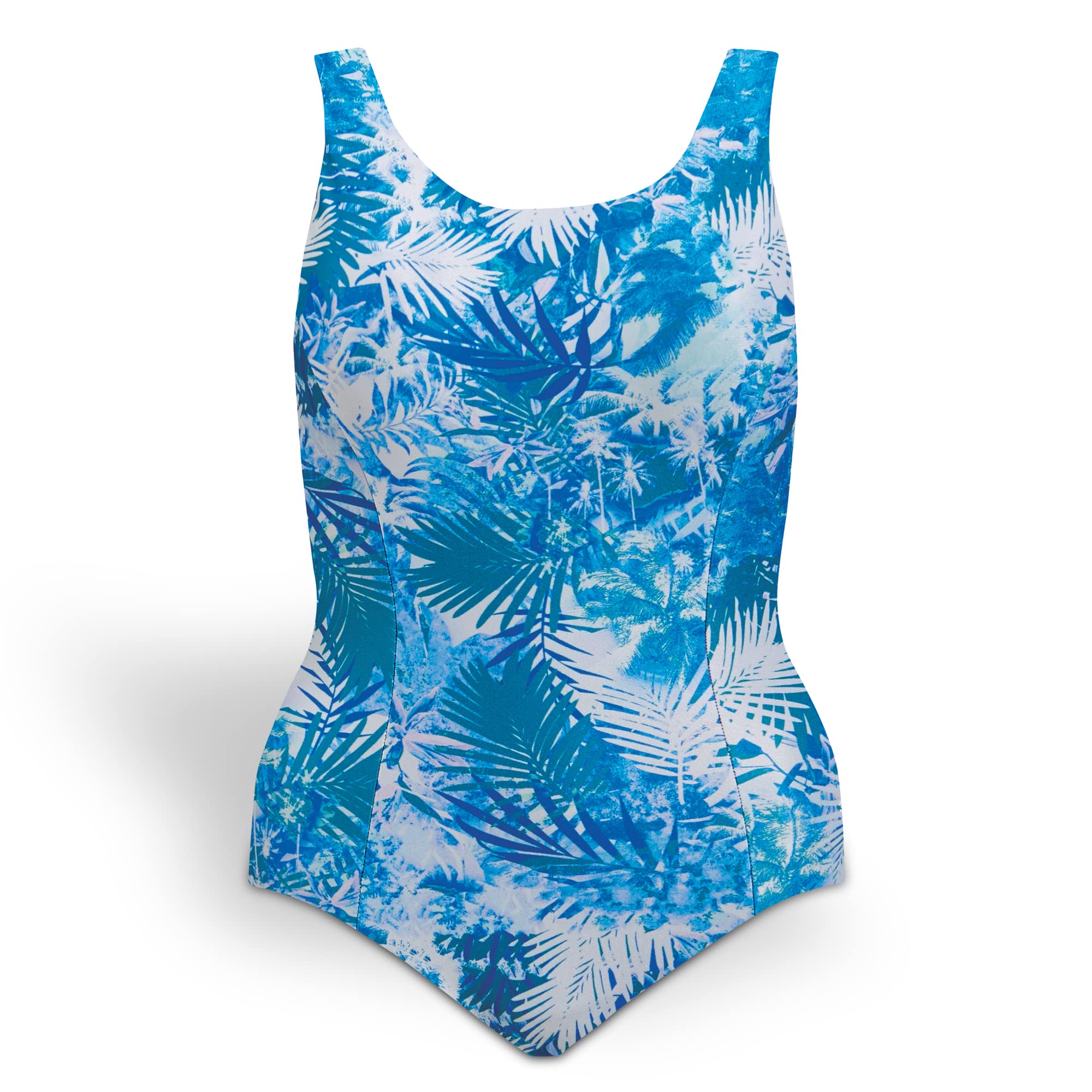 H2O Wear Women's Chlorine Resistant Scoop Back Support Tank Swimsuit - Perfect for Swimming, Beach & Pool Workouts
