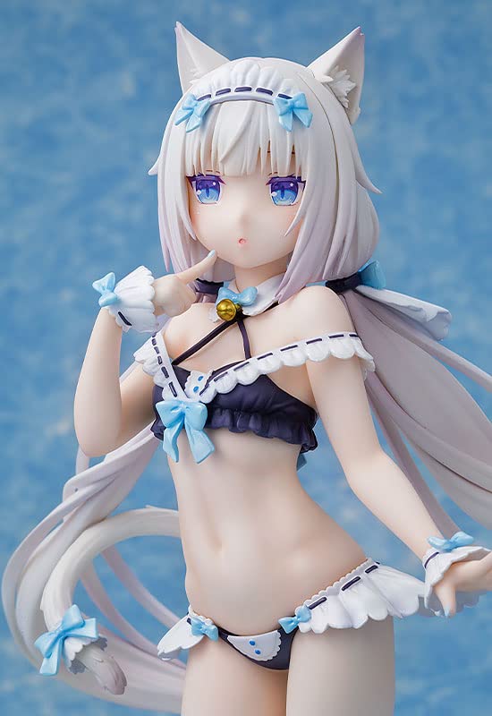 Good Smile Company Nekopara: Vanilla 1/7 Scale PVC Figure - Maid-Style Swimsuit Anime Collectible for Display & Gaming Room Decor