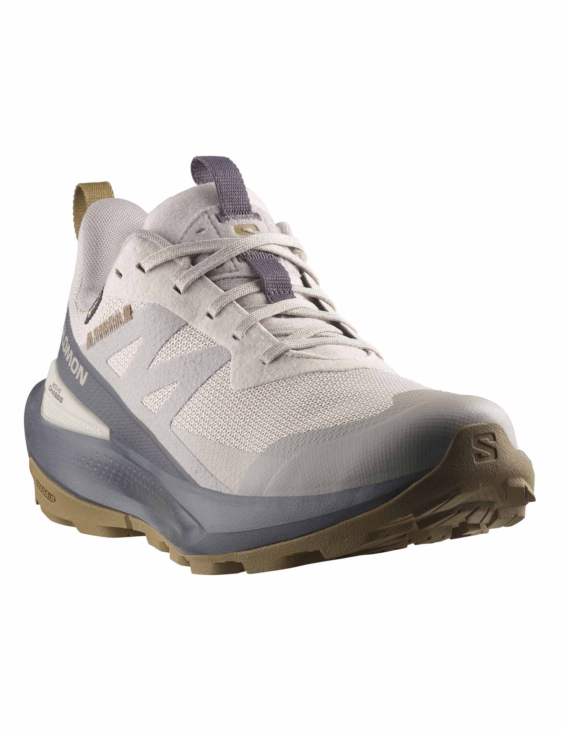 Elixir Activ Gore-Tex Hiking Boots - Waterproof & Breathable - Silver Cloud/Nine Iron/Gothic Olive - Perfect for Outdoor Adventures & Trail Running