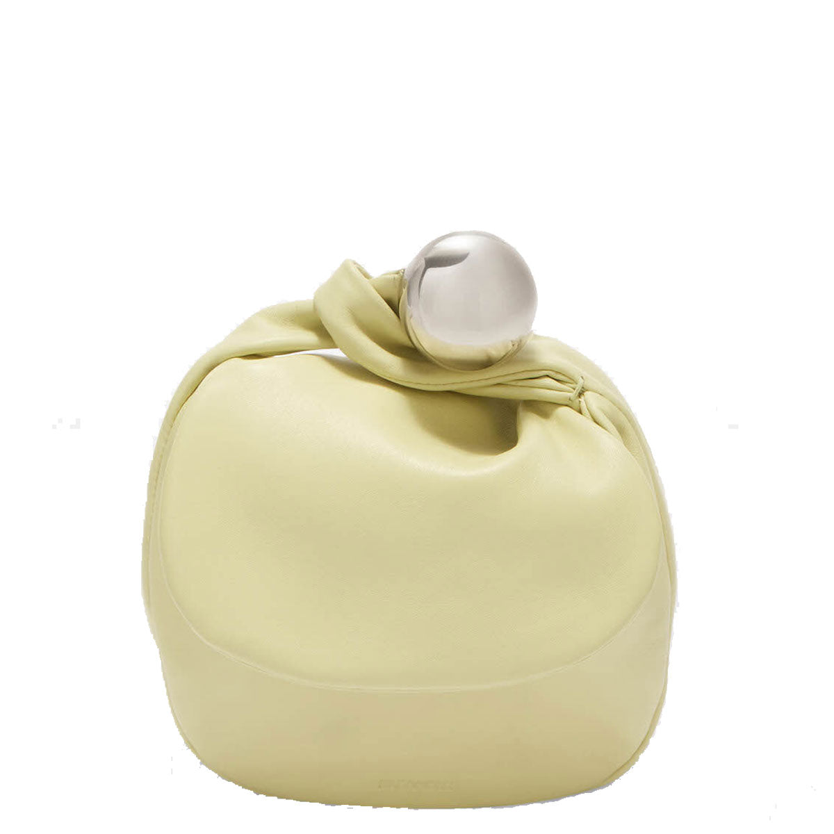 Premium Leather Sphere Pouch in Tea Green - Stylish & Durable Small Accessory Organizer for Jewelry, Coins, or Travel Essentials