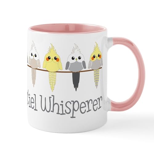 White/Pink Inside - Cockatiel Whisperer Mug
