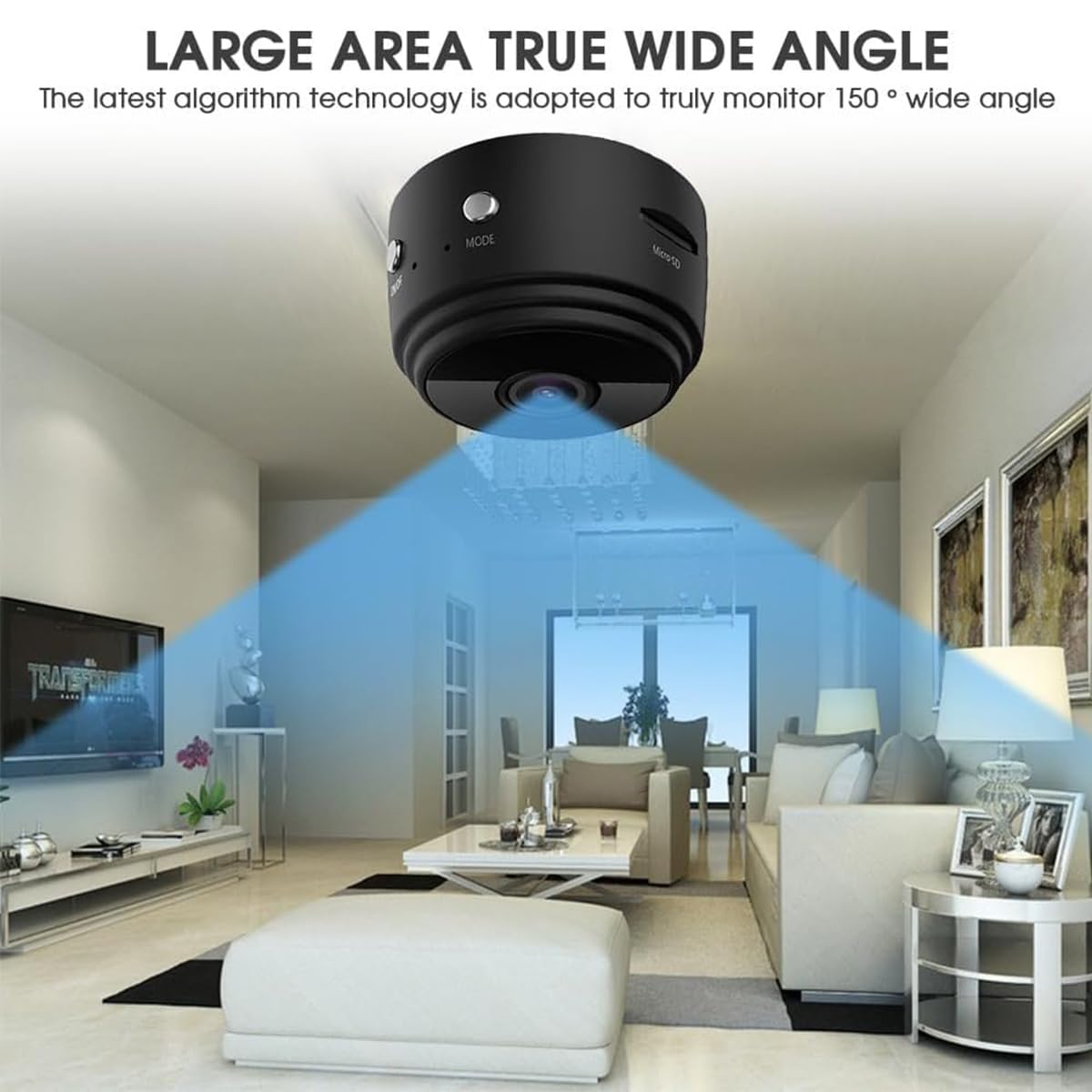 **Camtrix Mini 1080p HD Wireless Magnetic Security Camera - 3 Pack with Night Vision & Motion Detection, Covert Surveillance for Home & Office, Indoor/Outdoor Use**    *(Use Cases: Monitor baby rooms, secure garages, protect offices, or enhance outdoor property surveillance with easy magnetic mounting.)*