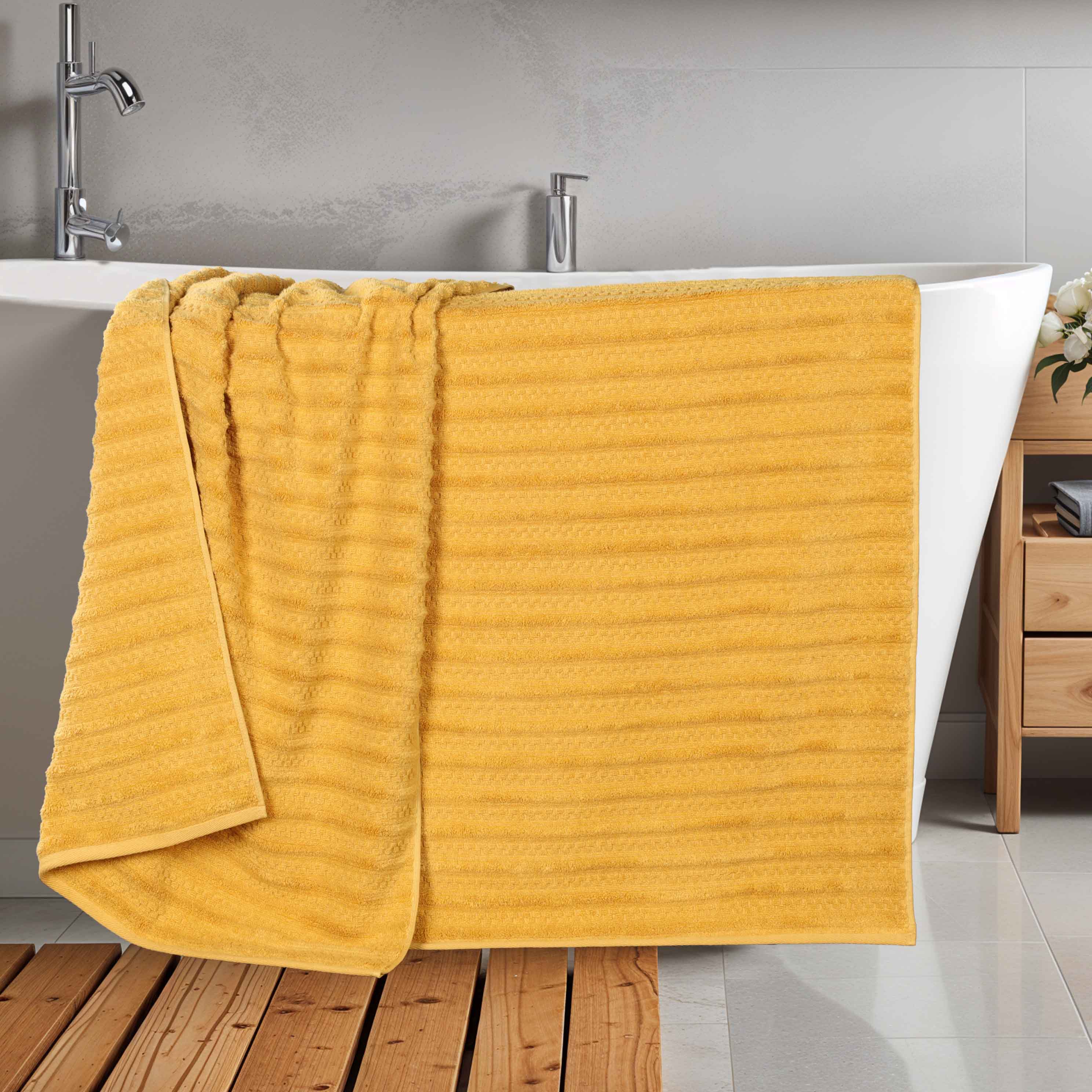 Premium Zero Twist Cotton Bath Sheets - Ultra Absorbent Medium Weight Towel Set of 2 | Soft Luxury Bath Towels for Spa, Hotel & Home Use