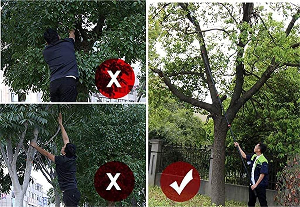 Retractable Pruning Saw with Telescopic Handle - 18FT Extendable Aluminum Pole Saw | Folding Garden Tree Trimmer with Comfort Grip & Metal Saw Blade | Perfect for Tree Branch Cutting, Yard Maintenance & Outdoor Landscaping