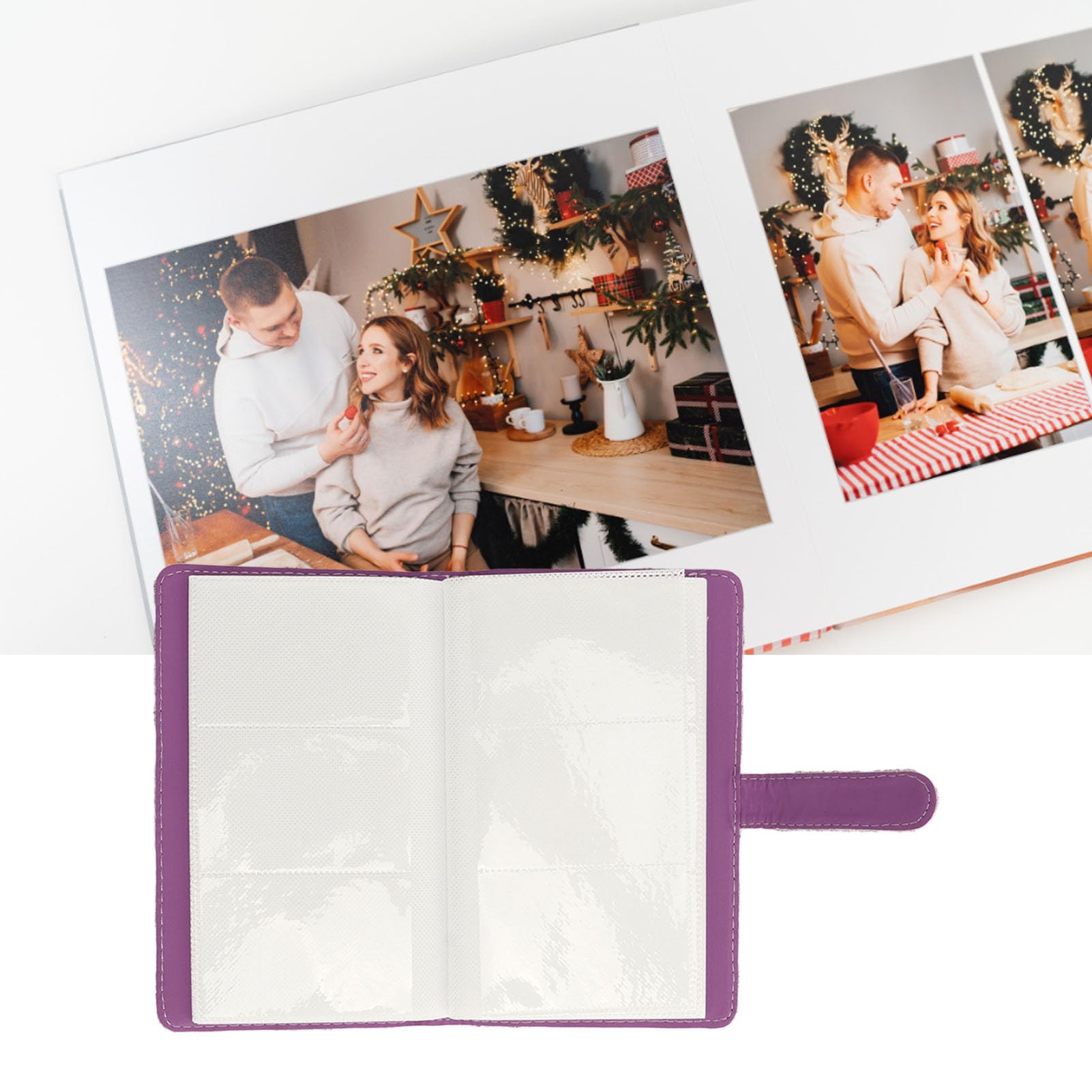 Fujifilm Instax Mini 12 Photo Album - 96 Pockets 3x5 Inch Mini Photo & Credit Card Holder - Perfect for Family Photos, Wedding Memories, Anniversary Gifts and Travel Scrapbooking