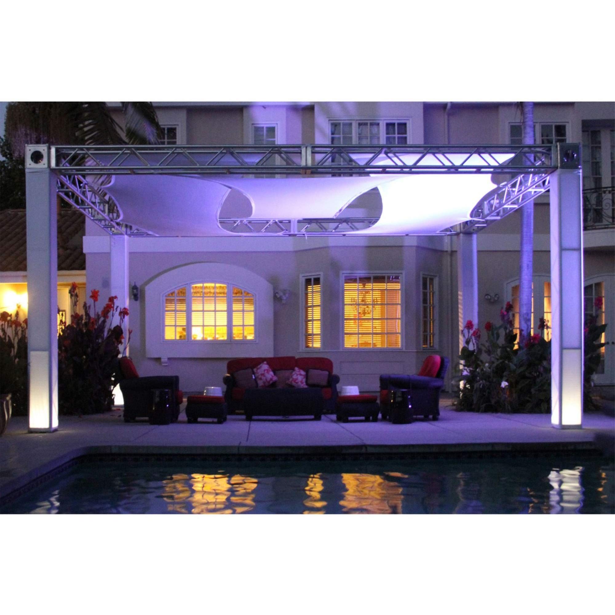 Odyssey TS1210 10 ft Square Truss Slip Cover-Wrap - Durable Protective Cover for Stage Lighting & DJ Equipment - Perfect for Concerts, Events & Studio Use