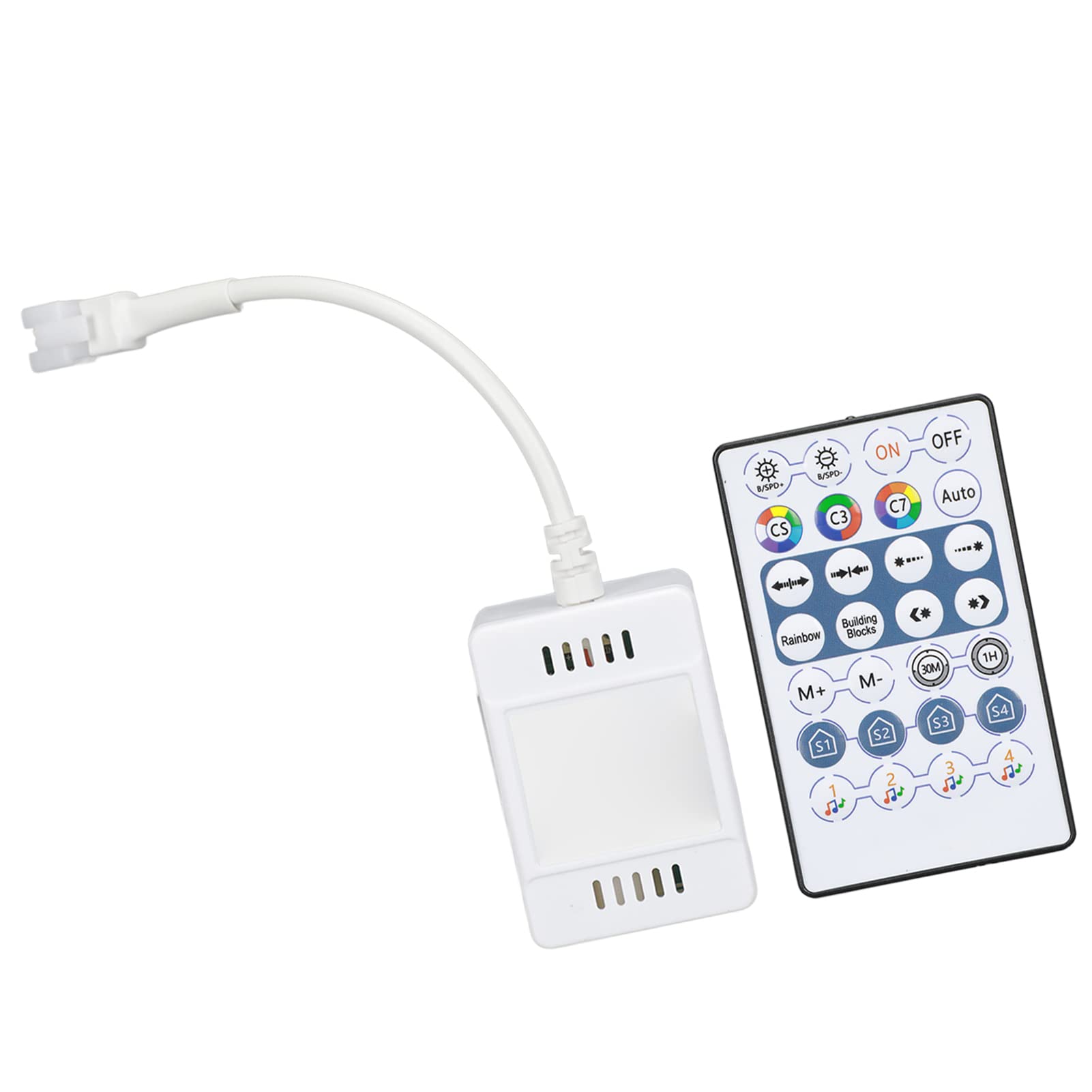 Tomantery RGB WiFi Controller - Durable High Sensitivity Smart LED Light Strip Control Box with USB Cable for 5V LED Strips | Perfect for Home Lighting, Bar Decor & KTV Ambience