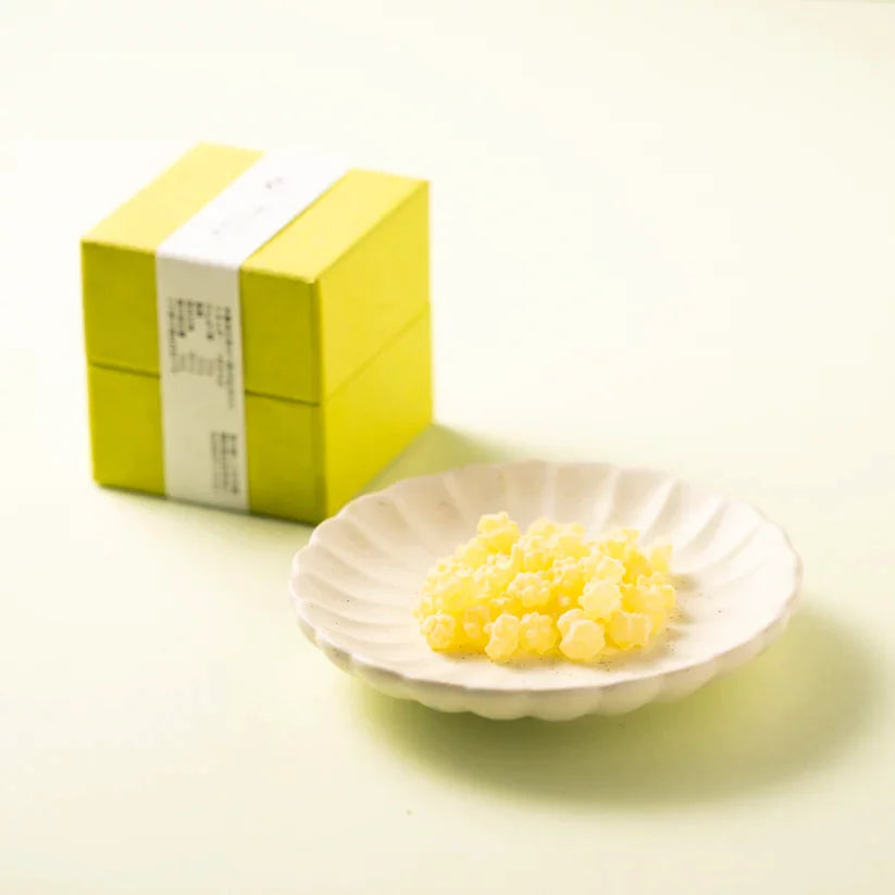 Irohaya Konpeito Banana Flavor Traditional Japanese Sugar Candy 40g - Authentic Japanese Star Candy for Tea Time, Gift Giving & Dessert Topping
