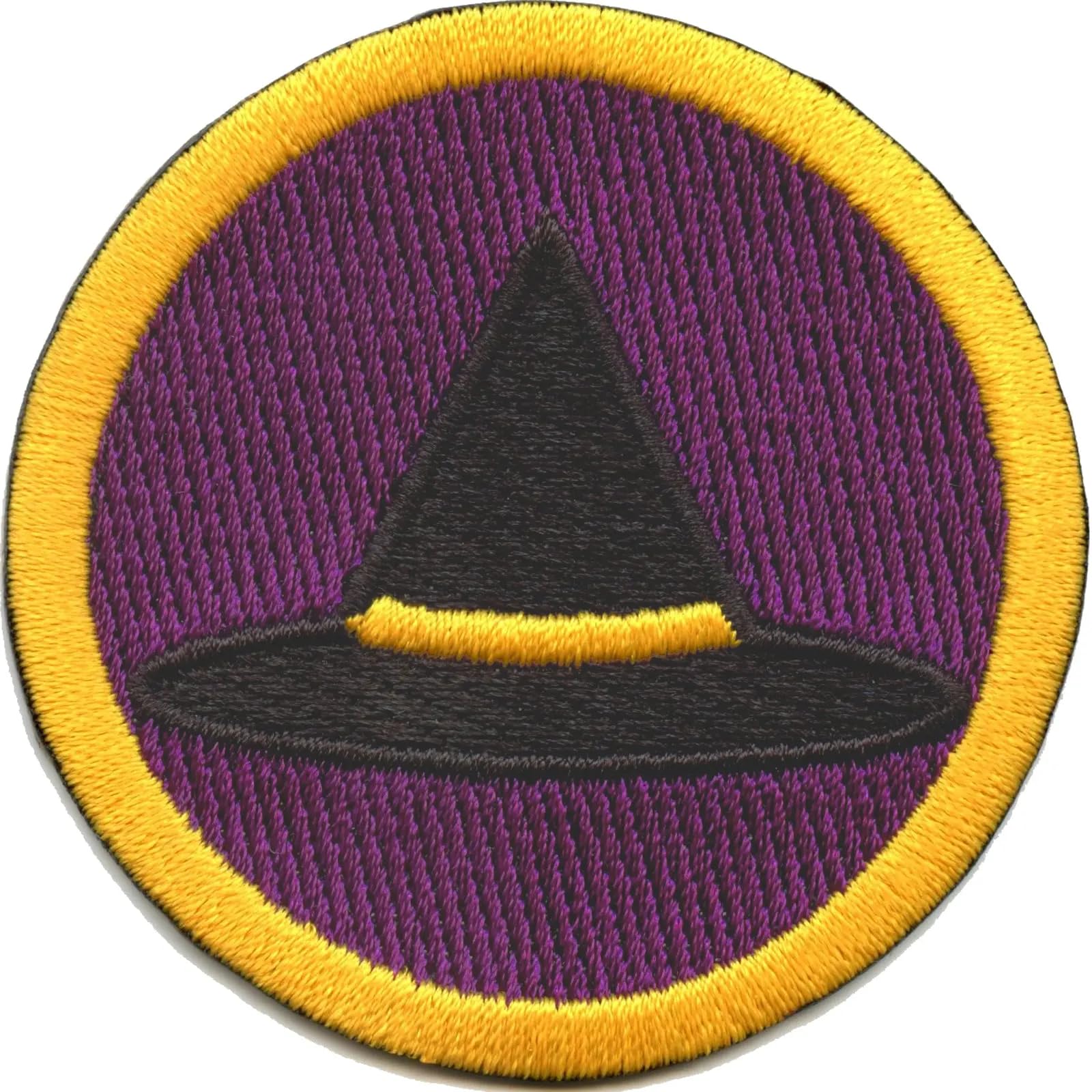 Witch Hunting Merit Badge - Embroidered Iron-On Patch for Wilderness Scout Sash | Outdoor Adventure & Camping Accessories