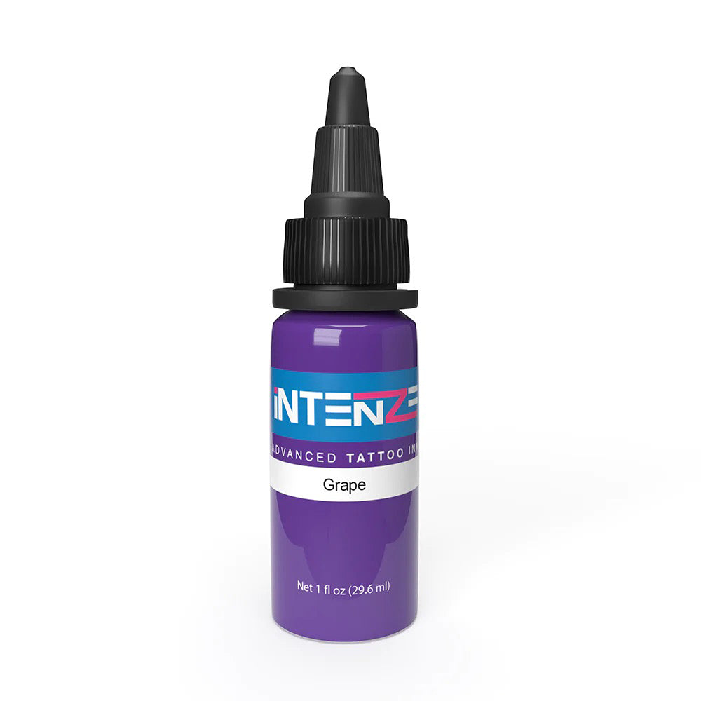 Intenze Professional Tattoo Ink - Grape Color - Various Sizes Available - Perfect for Tattoo Artists & Body Art Professionals