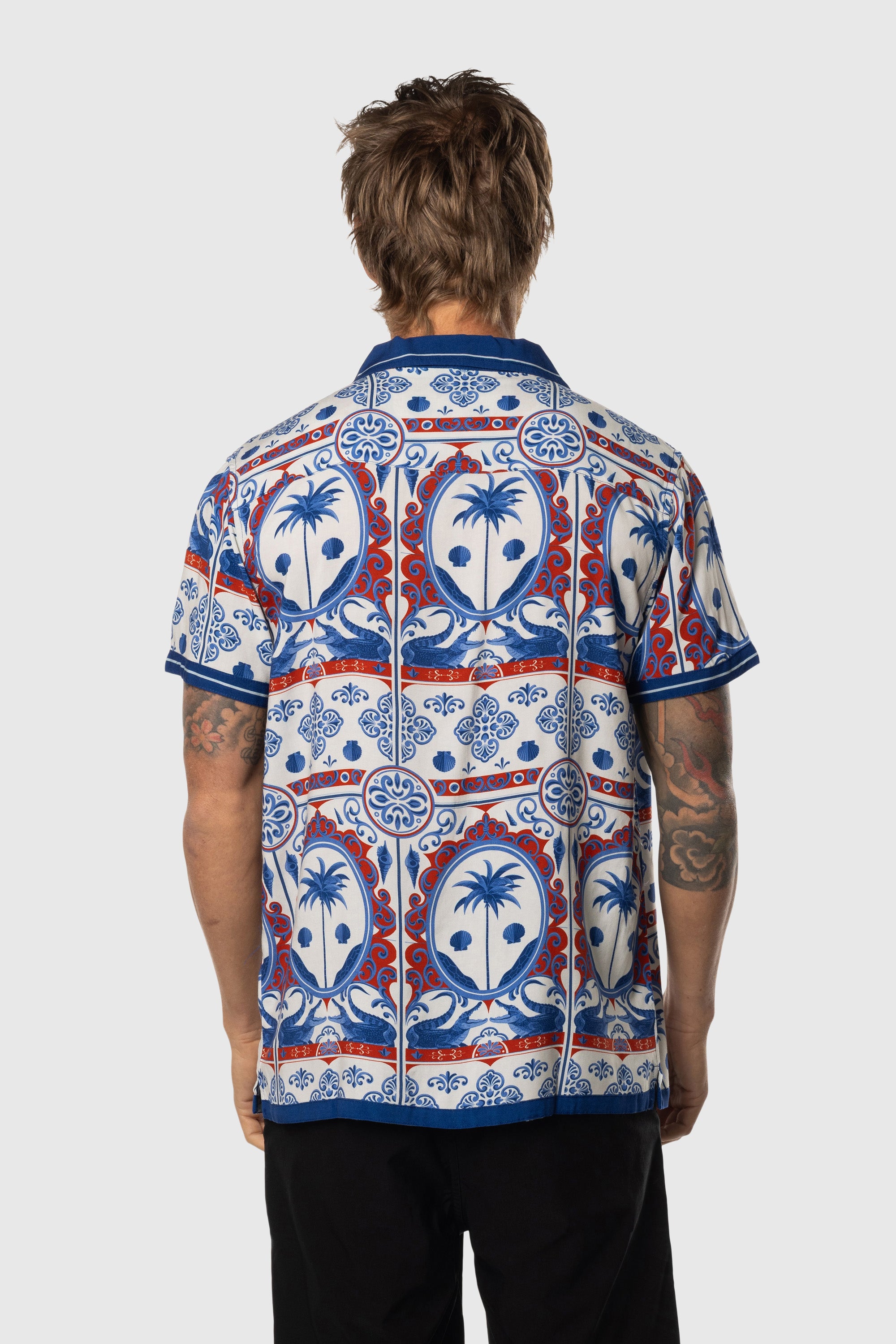 Stylish Men's Vice Button Up Shirt - Casual & Formal Wear for Work, Parties & Everyday Outfits