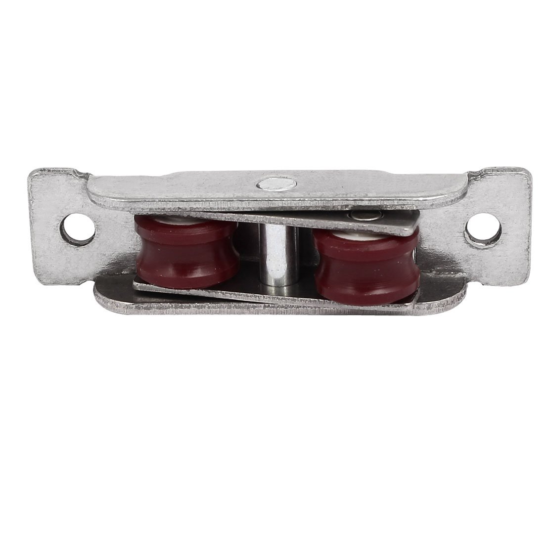 12.5mm x 8mm Double Nylon Rollers Sliding Window Sash Pulley Wheel - 2 Pack Replacement Parts for Smooth Window Operation - Perfect for Home, Office & DIY Window Repair Projects