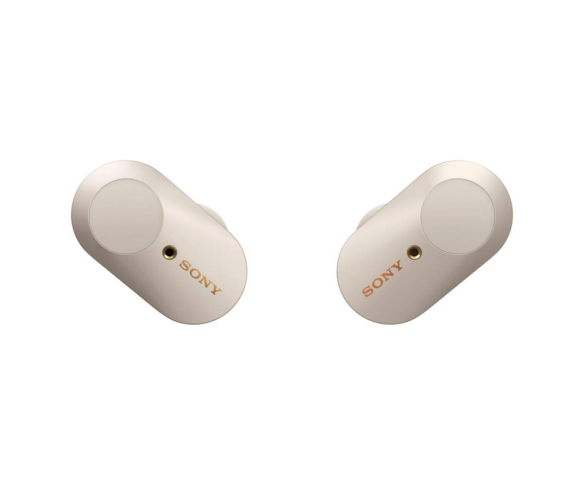 Sony WF-1000XM3 Wireless Earbuds with Industry-Leading Noise Cancellation, Alexa Voice Control & Built-in Mic for Calls - Silver | Perfect for Travel, Workouts & Commuting