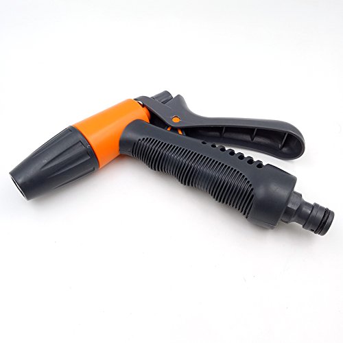 2-Pattern Garden Hose Nozzle Sprayer - Heavy Duty Water Gun for Car Washing, Lawn Watering & Garden Sprinkling | Perfect for Outdoor Cleaning, Plant Care & Vehicle Maintenance