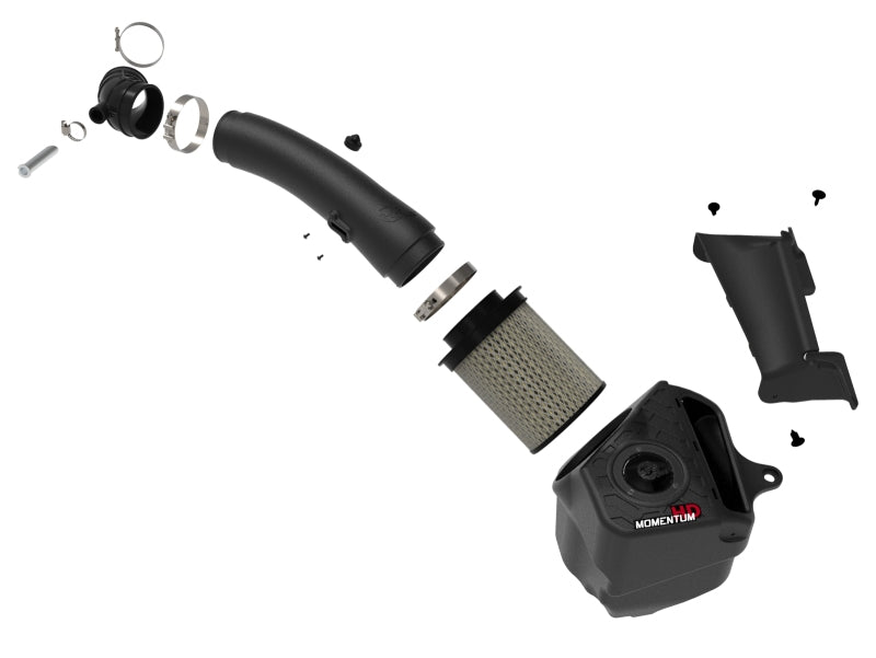 aFe 20-21 Jeep Wrangler (JL) V6 3.0L Turbo Diesel Momentum HD Cold Air Intake System with Pro GUARD 7 Media - Performance Upgrade for Off-Road & Daily Driving