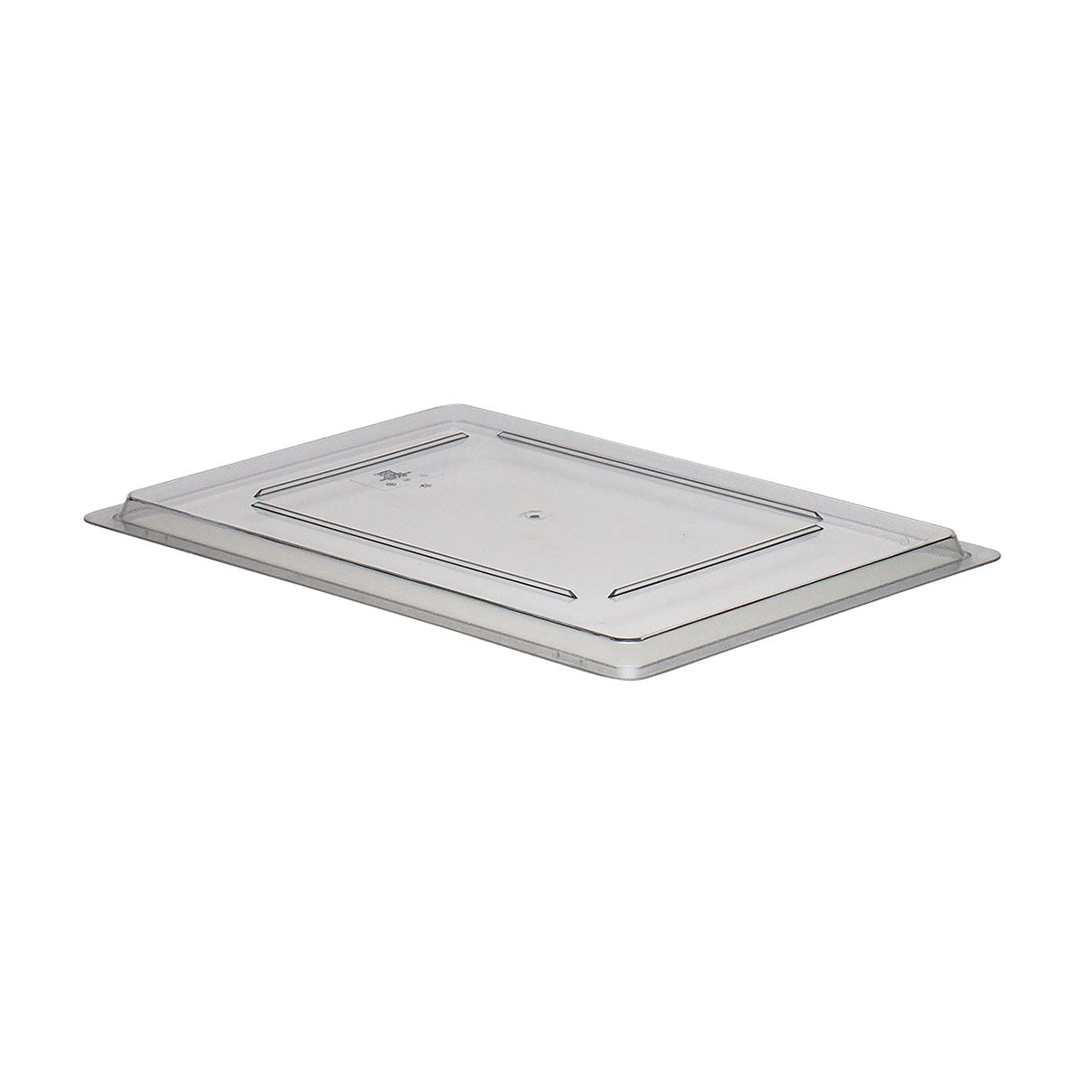 Cambro 1826CCWTRI135 Camwear Clear Flat Food Box Lid - 26