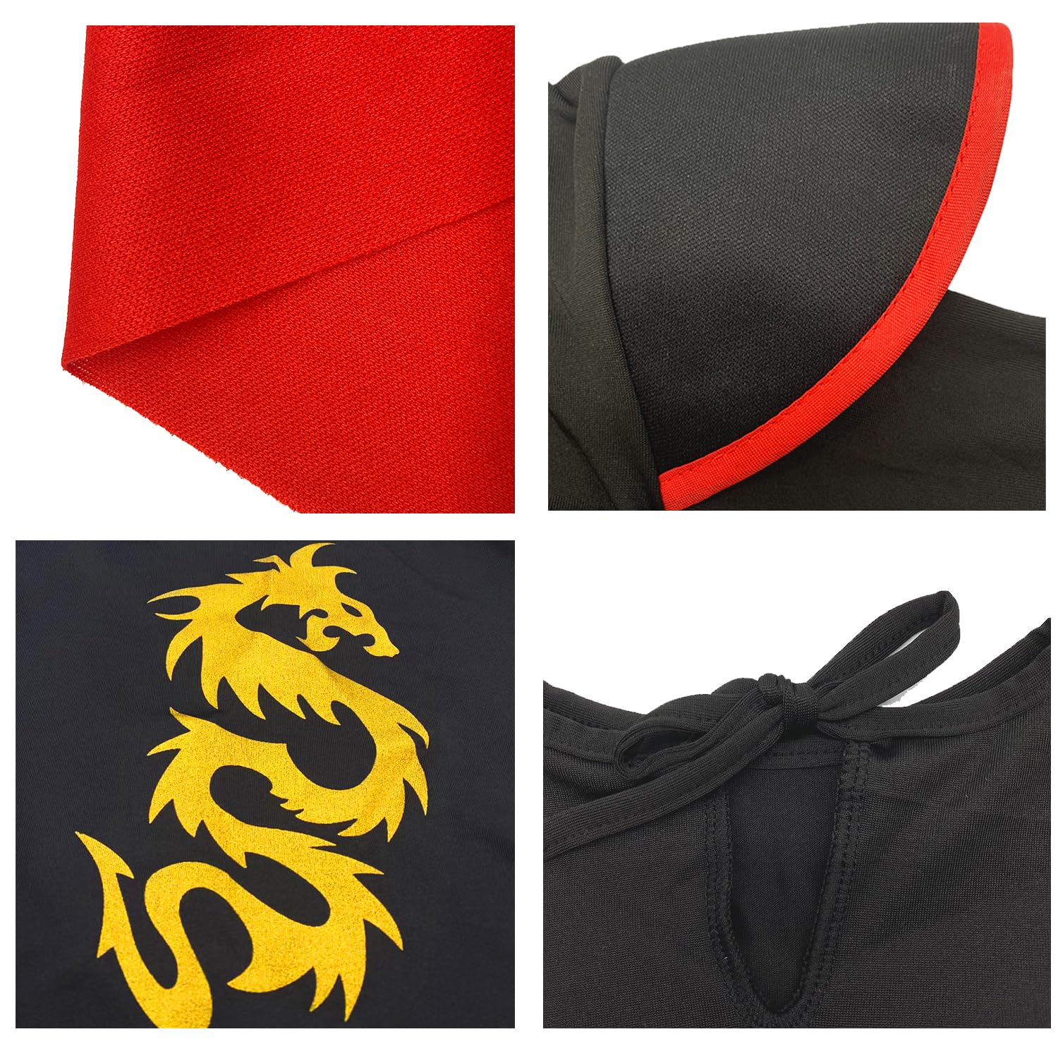 Boys Ninja Costume Set for Halloween - Kids Ninja Warrior Outfit with Mask & Belt - Perfect for Halloween Parties, Cosplay & Dress-Up Play