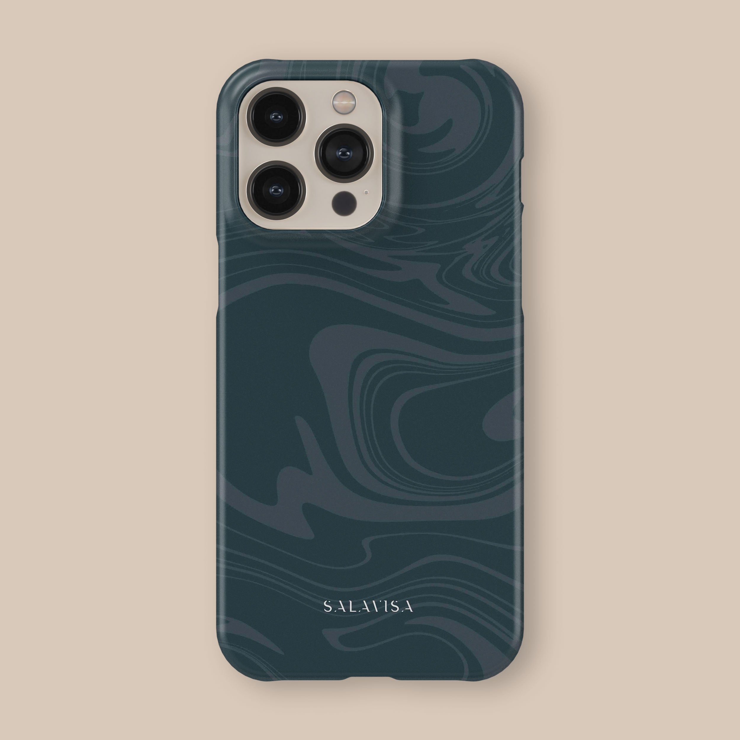 Eco-Friendly Green Swirl Phone Case - Durable Protective Cover for iPhone & Samsung - Perfect for Everyday Use, Travel & Outdoor Activities