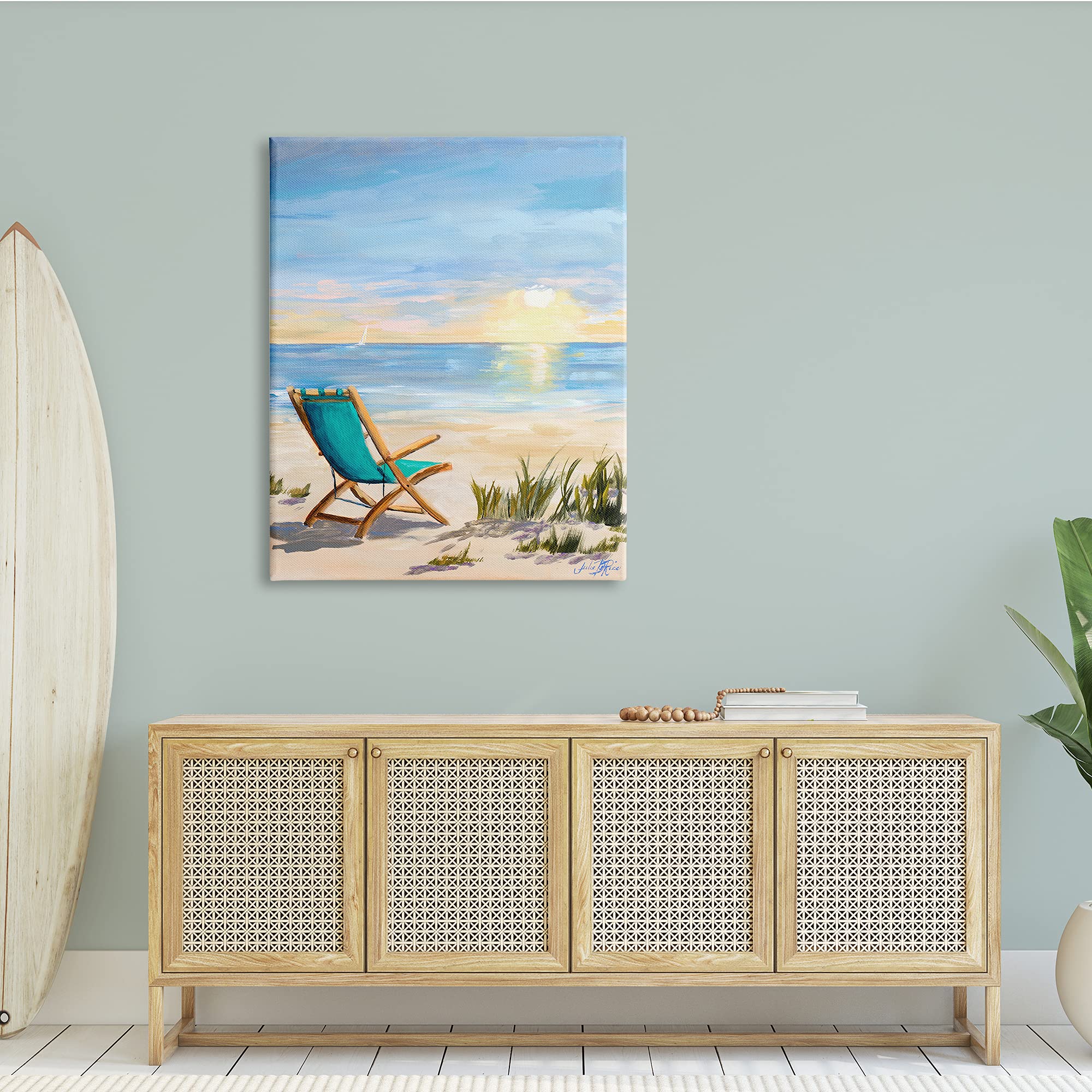 Stupell Industries Sunset Beach Folding Chair Wall Art - 36