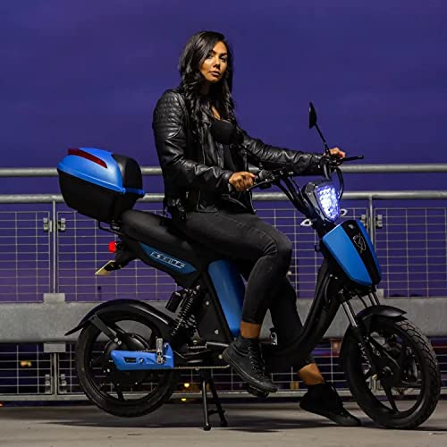 SX-250 Electric Motorcycle Scooter - Long Range 60MPH E-Bike with Fast Charging Battery | Commuter & Urban Transportation (Yellow)