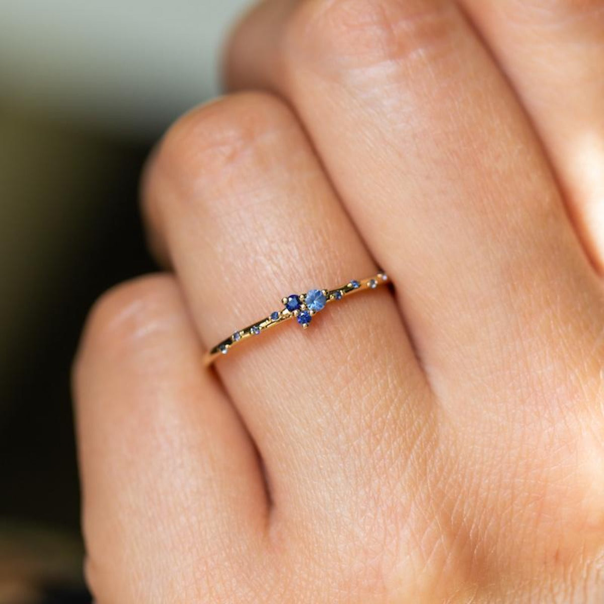 Starry Ocean Trio Ring Set - Elegant Silver Wave Rings for Women - Perfect for Beach Weddings, Boho Fashion & Layered Stacking Jewelry