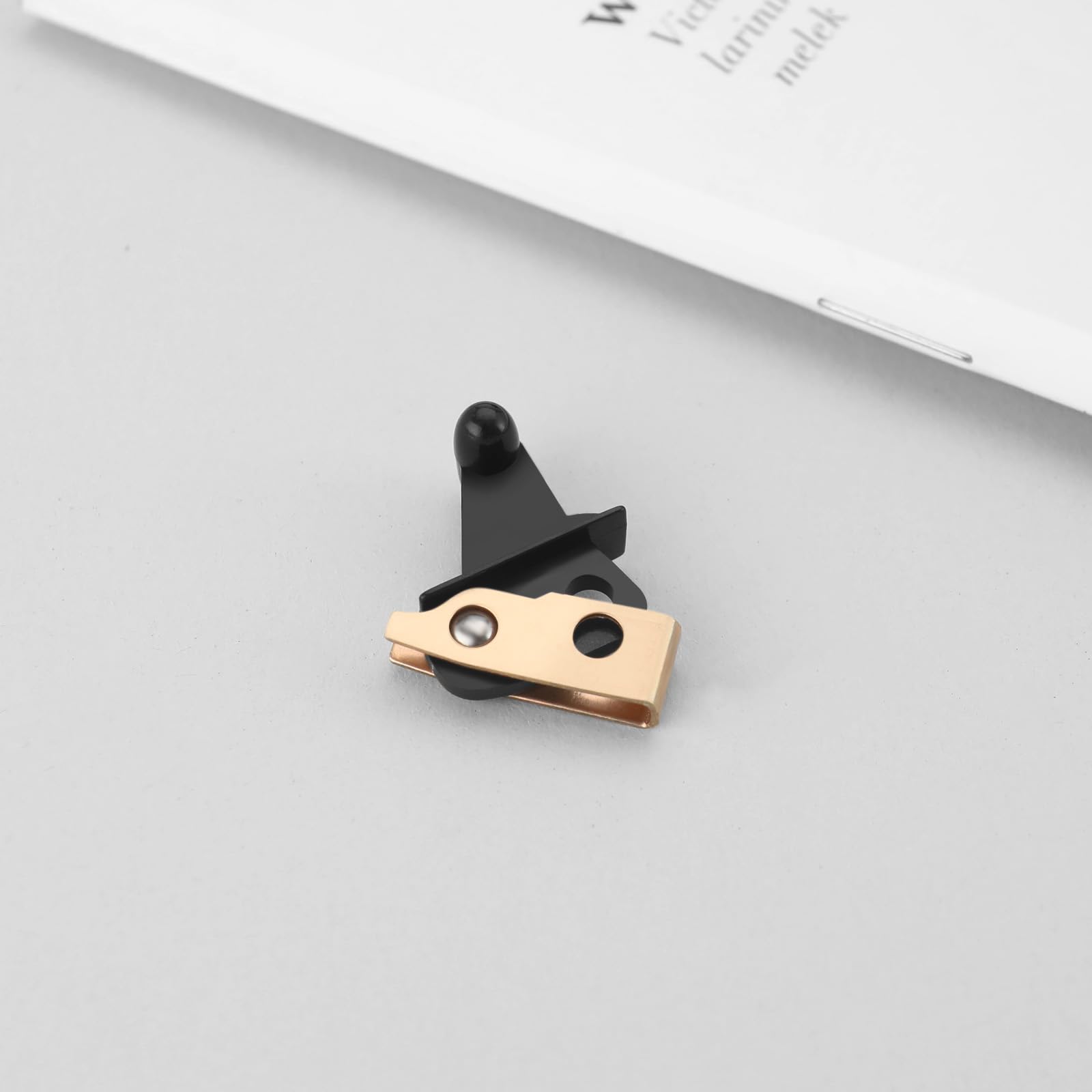 2PCS Replacement Power Switch for Wahl Senior & Magic Hair Clippers - 1.85x1.94cm Black & Gold Hair Tool Accessories - Perfect for DIY Repair & Home Barber Use