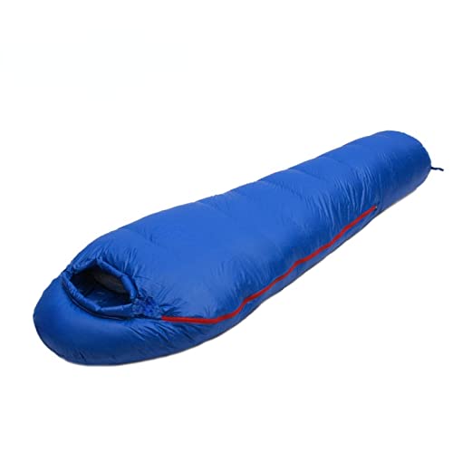 4 Season Warm Down Filled Sleeping Bag for Adults - Black Snow Outdoor Camping & Travel Sleeping Bag (Blue, 1000G) - Perfect for Winter Hiking, Backpacking & Extreme Cold Weather Adventures
