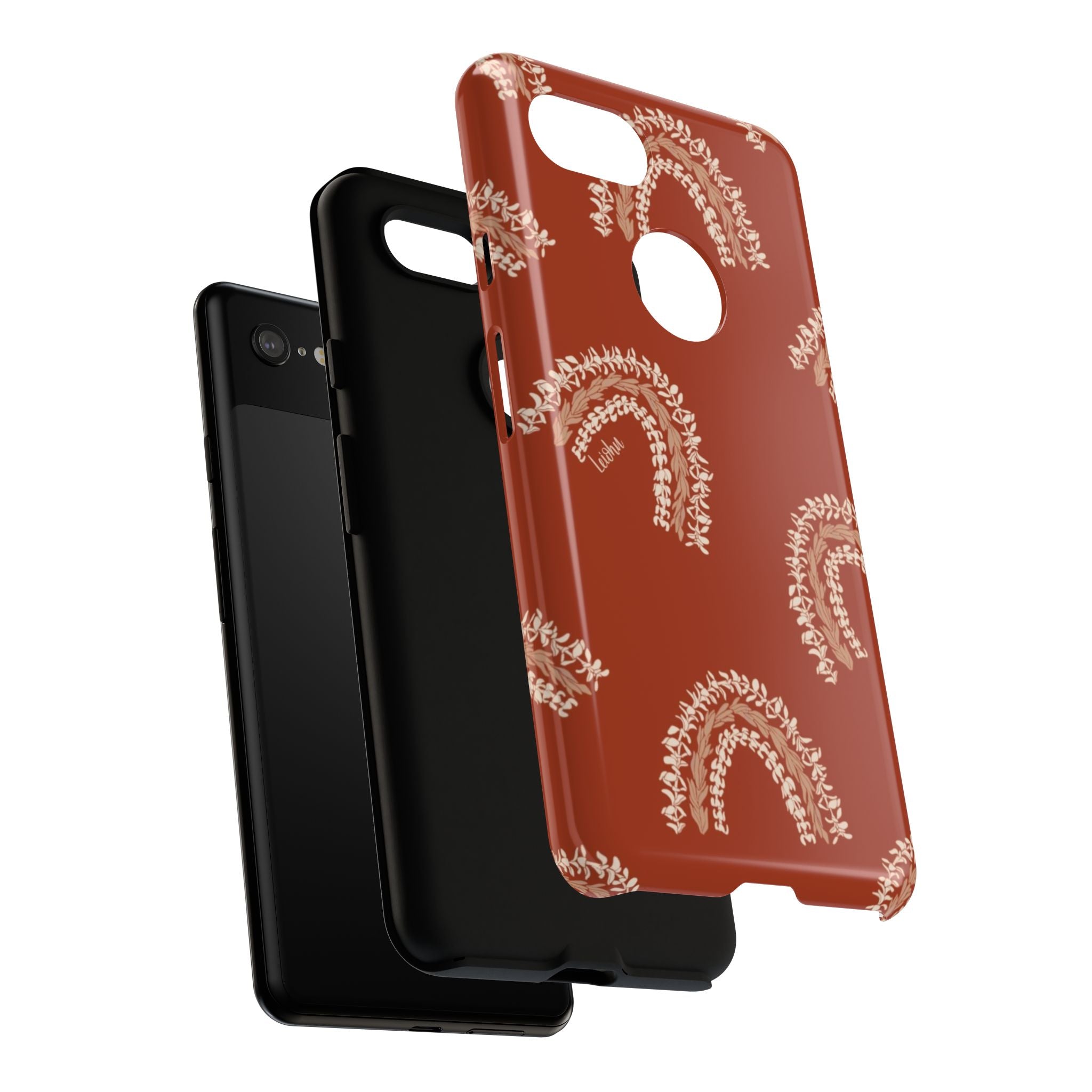 Authentic Hawaiian Ānuenue Lei - Colorful Flower Necklace for Google Pixel Phone Accessories - Perfect for Luau Parties, Graduations, and Hawaiian-Themed Events