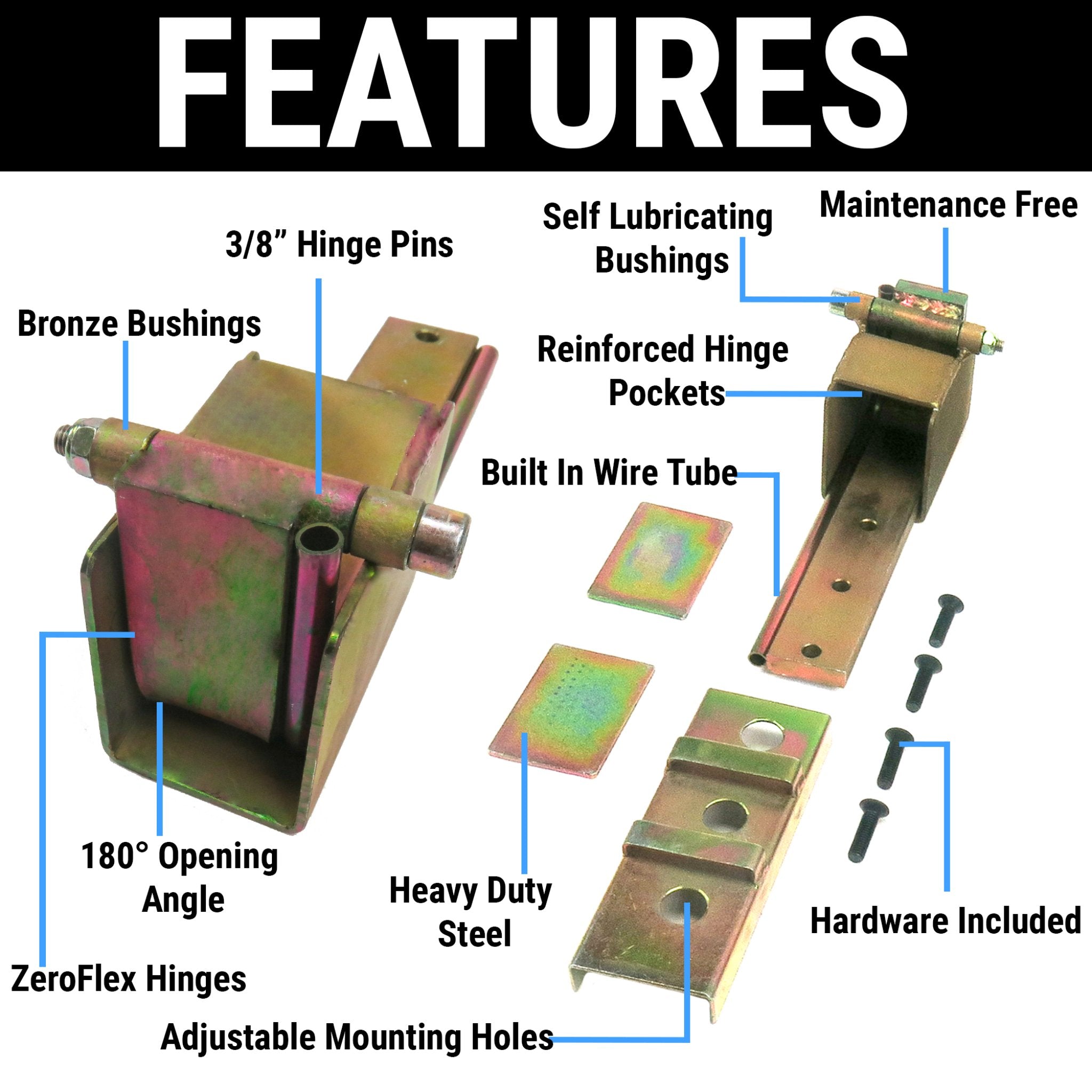 1904 Rambler Model J 2-Door Automated Power Suicide Hidden Hinge Kit with Latches, 12V Motor & Switches - Perfect for Classic Car Restoration & Custom Builds