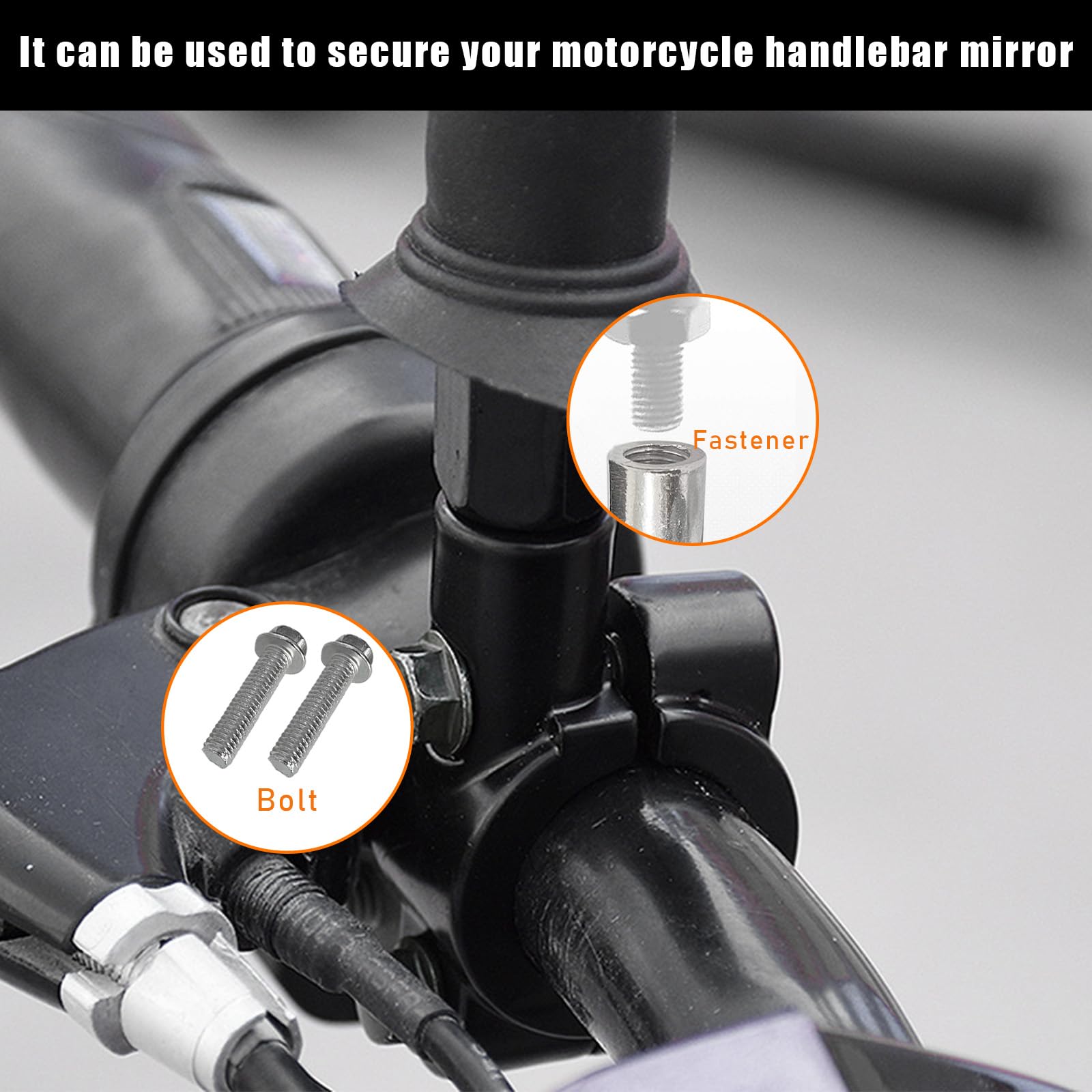 2 PCS Universal Motorcycle Handlebar Mount Holder - Aluminum 7/8