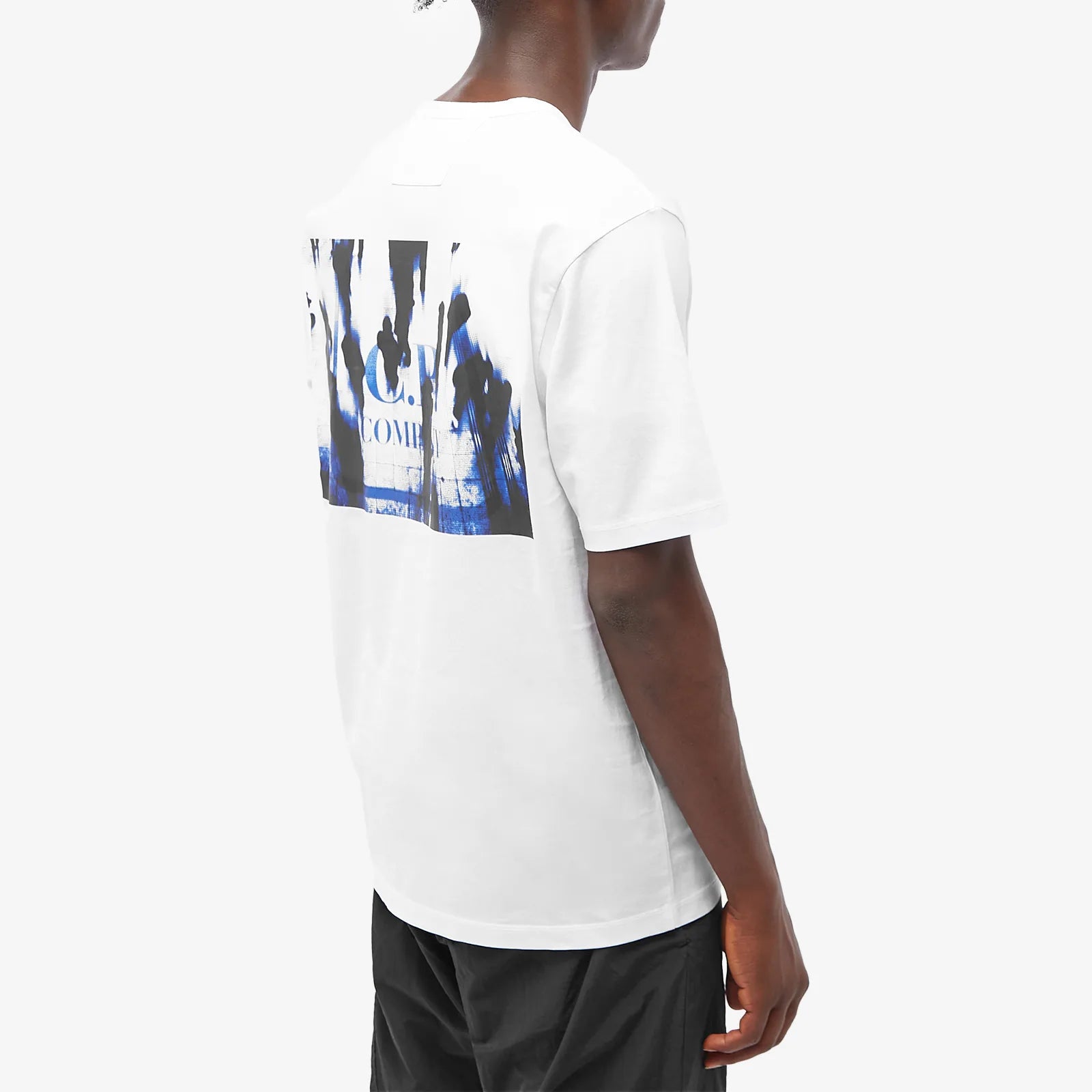 CP Company White Back Logo T-Shirt - Men's Casual Cotton Tee for Streetwear & Everyday Outfits | Perfect for Urban Fashion & Weekend Wear