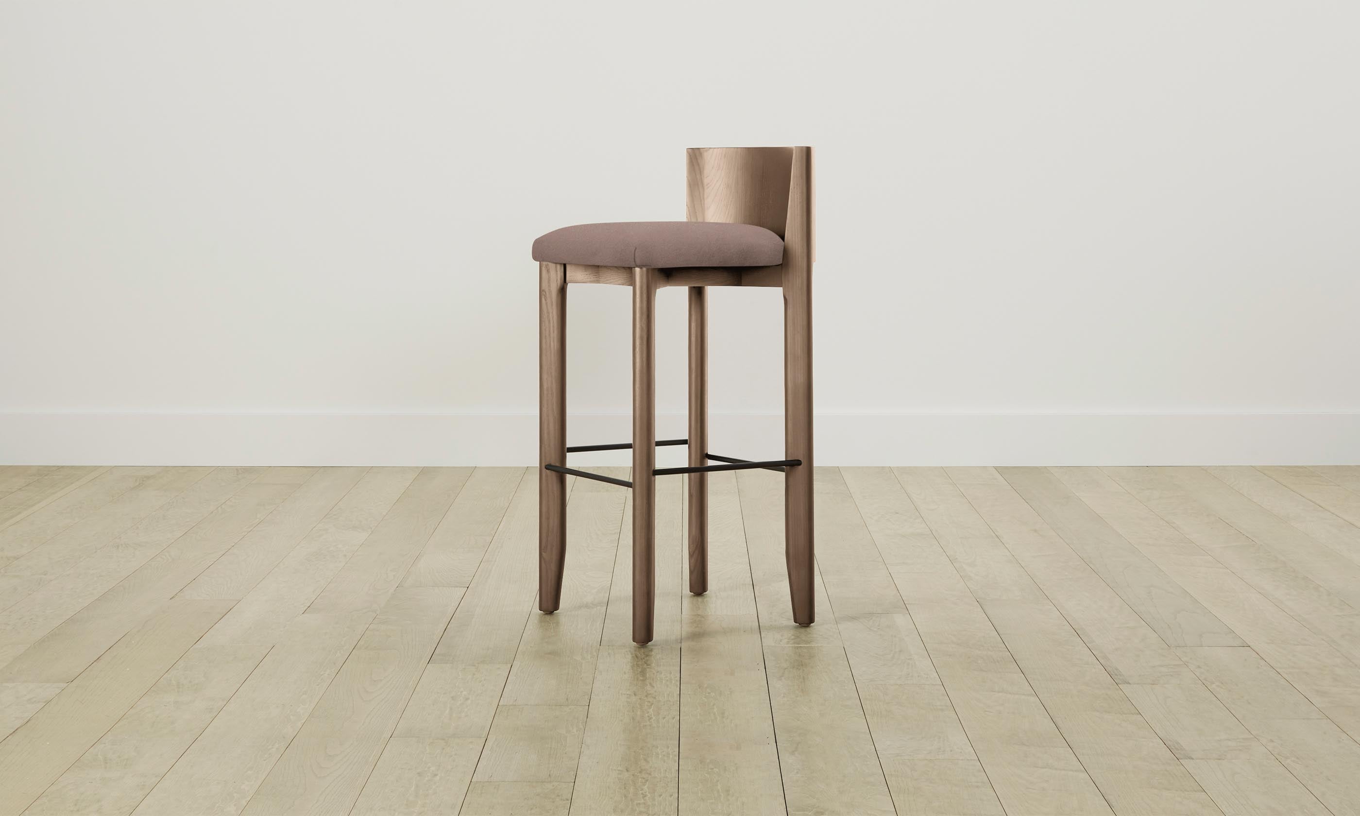 Premium Mohair Peony Bar & Counter Stool - The Delancey Collection - Elegant Kitchen Island & Home Bar Seating for Modern Interiors