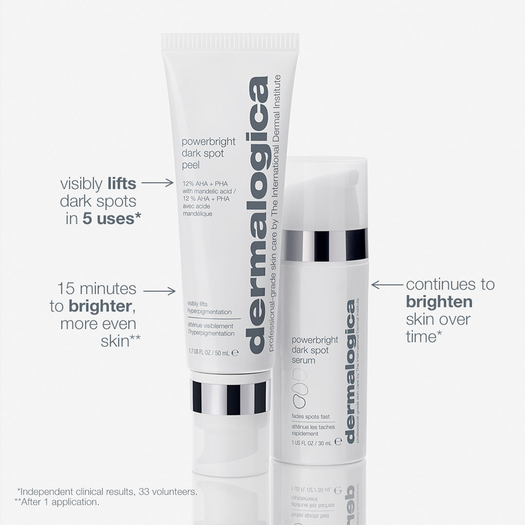PowerBright Dark Spot Correcting System - Brightening Serum for Hyperpigmentation & Uneven Skin Tone | Fades Dark Spots, Age Spots & Acne Scars | Use for Face, Neck & Décolleté for Radiant Skin