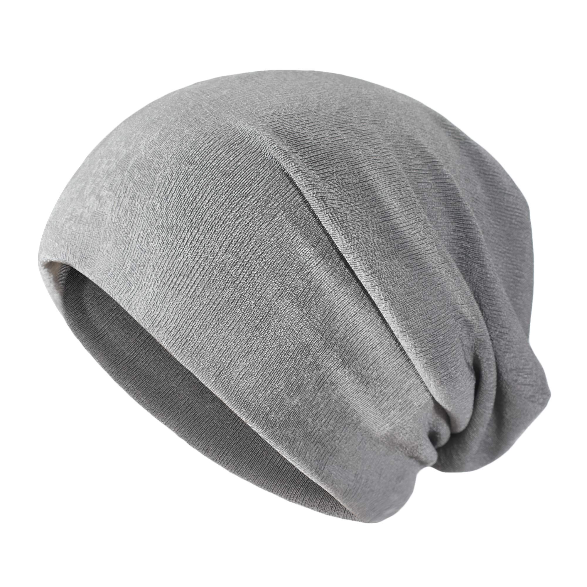 ZLYC Women's Fashion Knit Slouchy Beanie Hat - Thin Stretch Skull Cap for Winter Warmth & Casual Outfits | Perfect for Cold Weather, Outdoor Activities, and Street Style