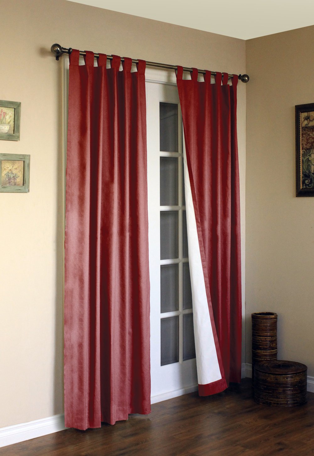 Thermalogic Weathermate Insulated Energy Efficient Blackout Curtains Pair, Burgundy 160
