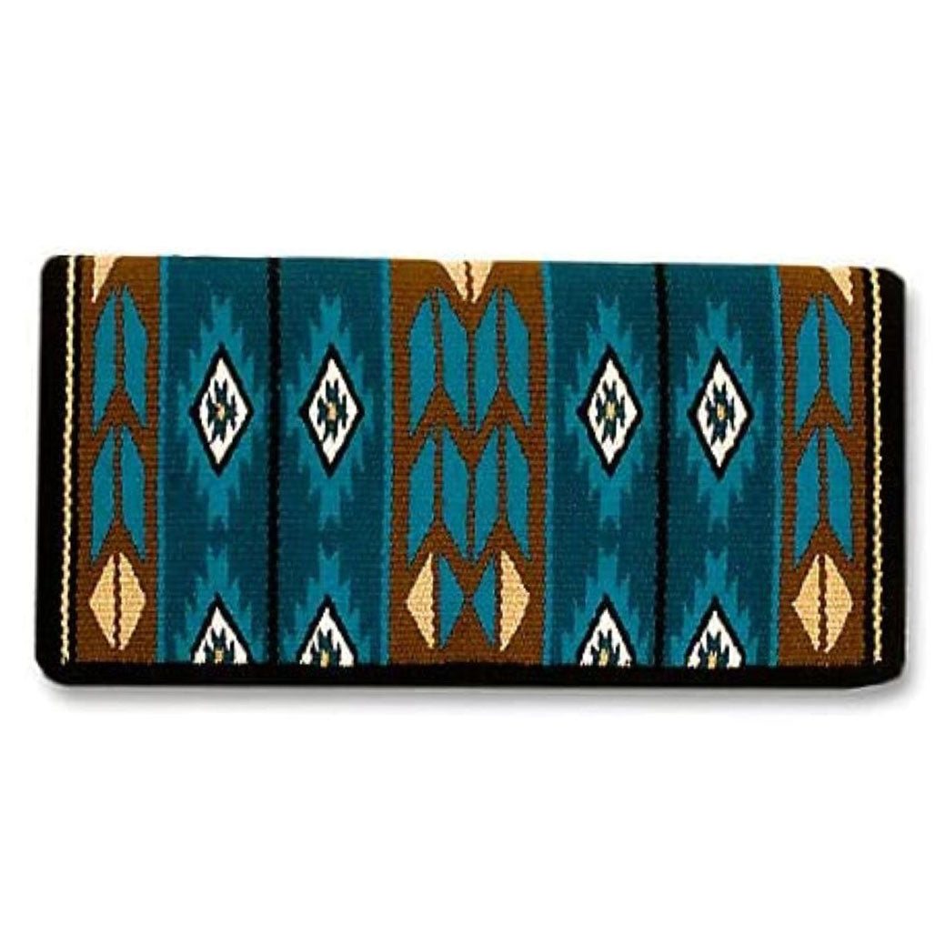 Mayatex Flying Eagle Wool Saddle Blanket - Premium Western Horse Riding Blanket for Show & Trail - Durable Wool Saddle Pad for Equestrian & Ranch Use