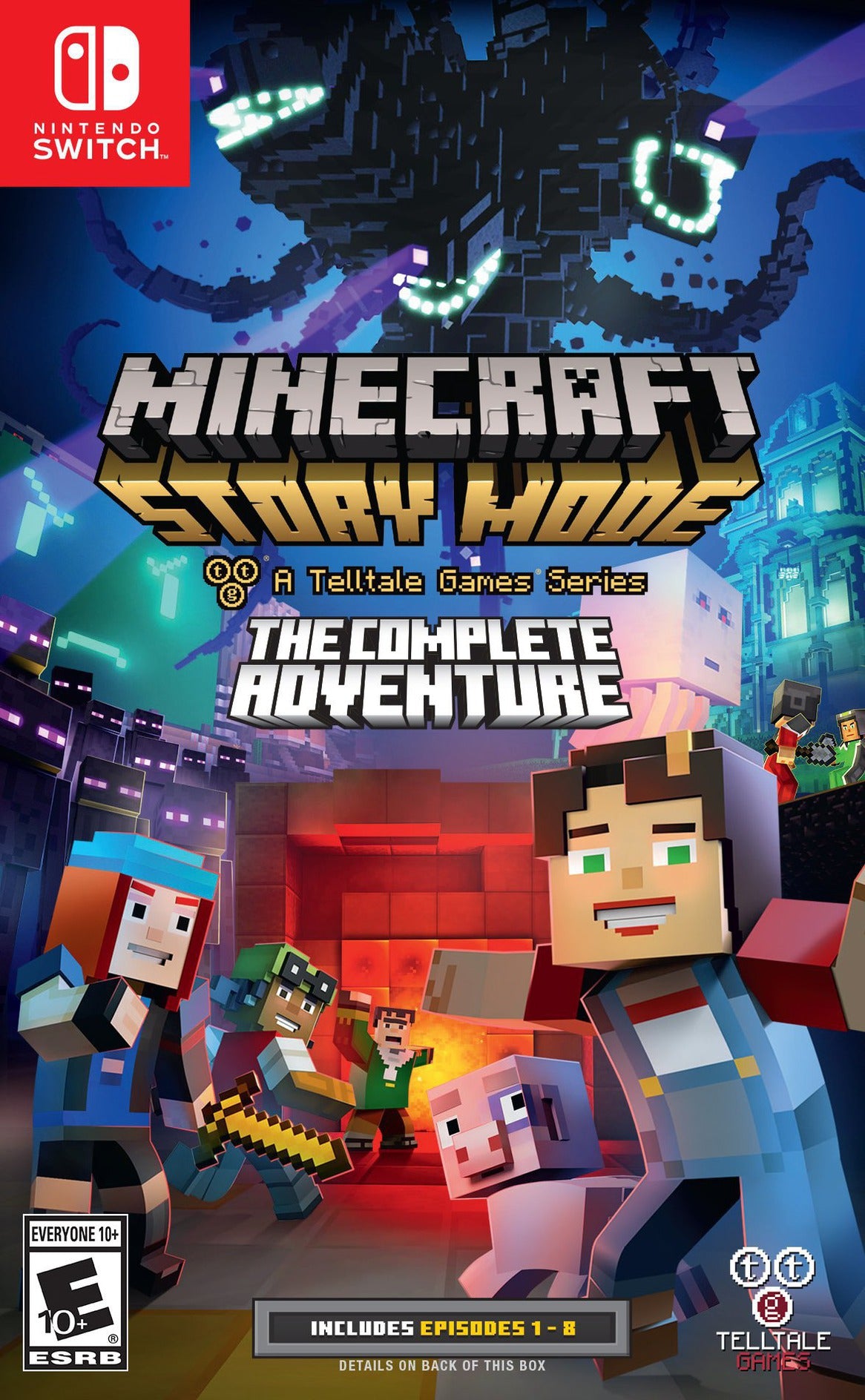 Minecraft: Story Mode Complete Adventure - Full Game Download for PC, Mac, Xbox & PlayStation | Perfect for Kids & Family Game Night Entertainment