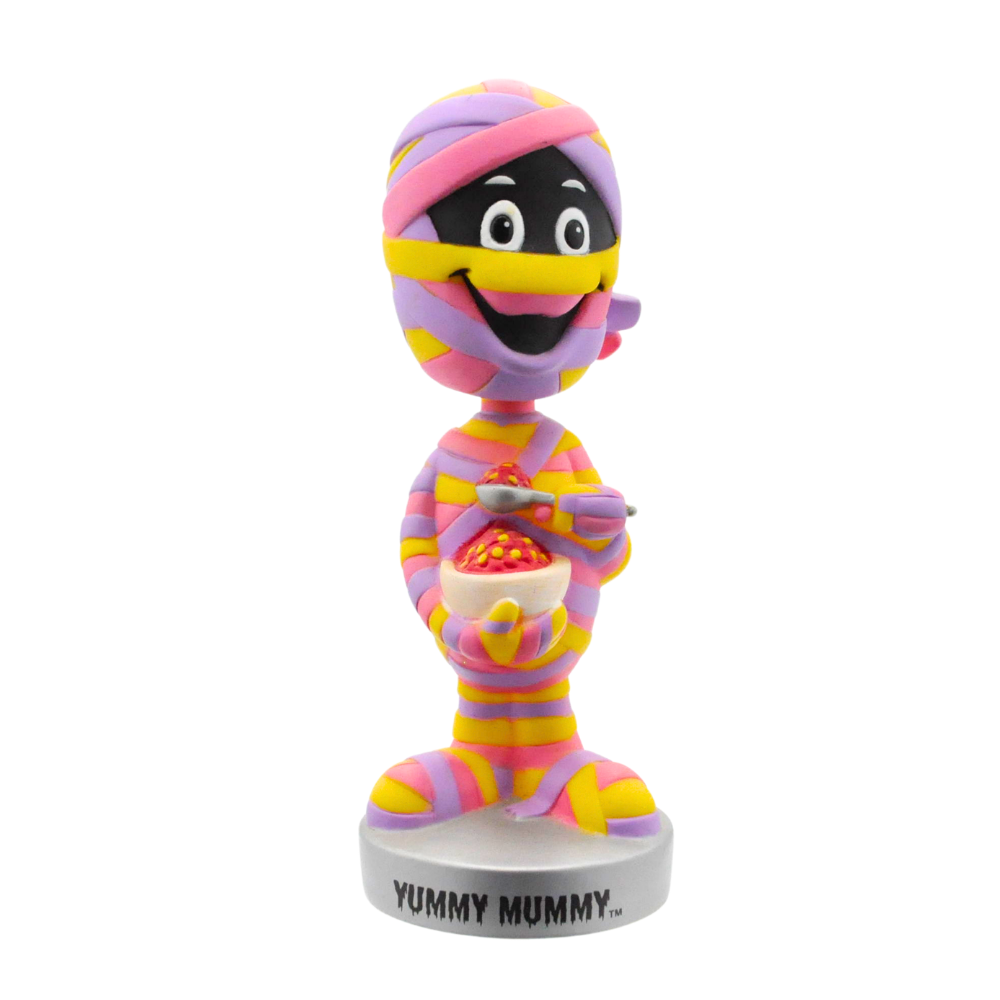 Out Of Box Wacky Wobbler Yummy Mummy Bobblehead - Fun Collectible Toy for Desk Decor, Office Gifts & Halloween Party Favors