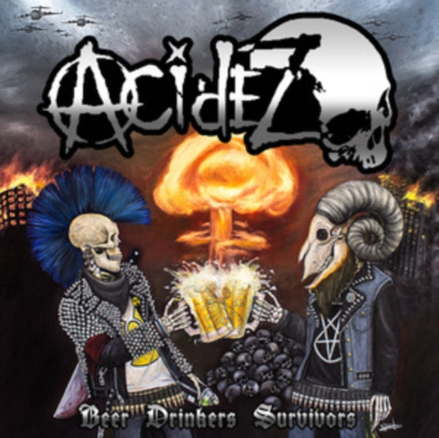 Acidez LP - Beer Drinkers Survivors | Vintage Punk Rock Vinyl Record for Collectors & Music Lovers | Perfect for Parties, Gifts & Home Decor