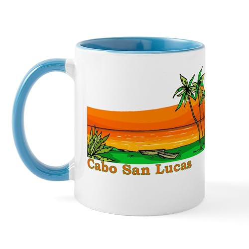 White/Blue Inside - Cabo San Lucas, Mexico Mug