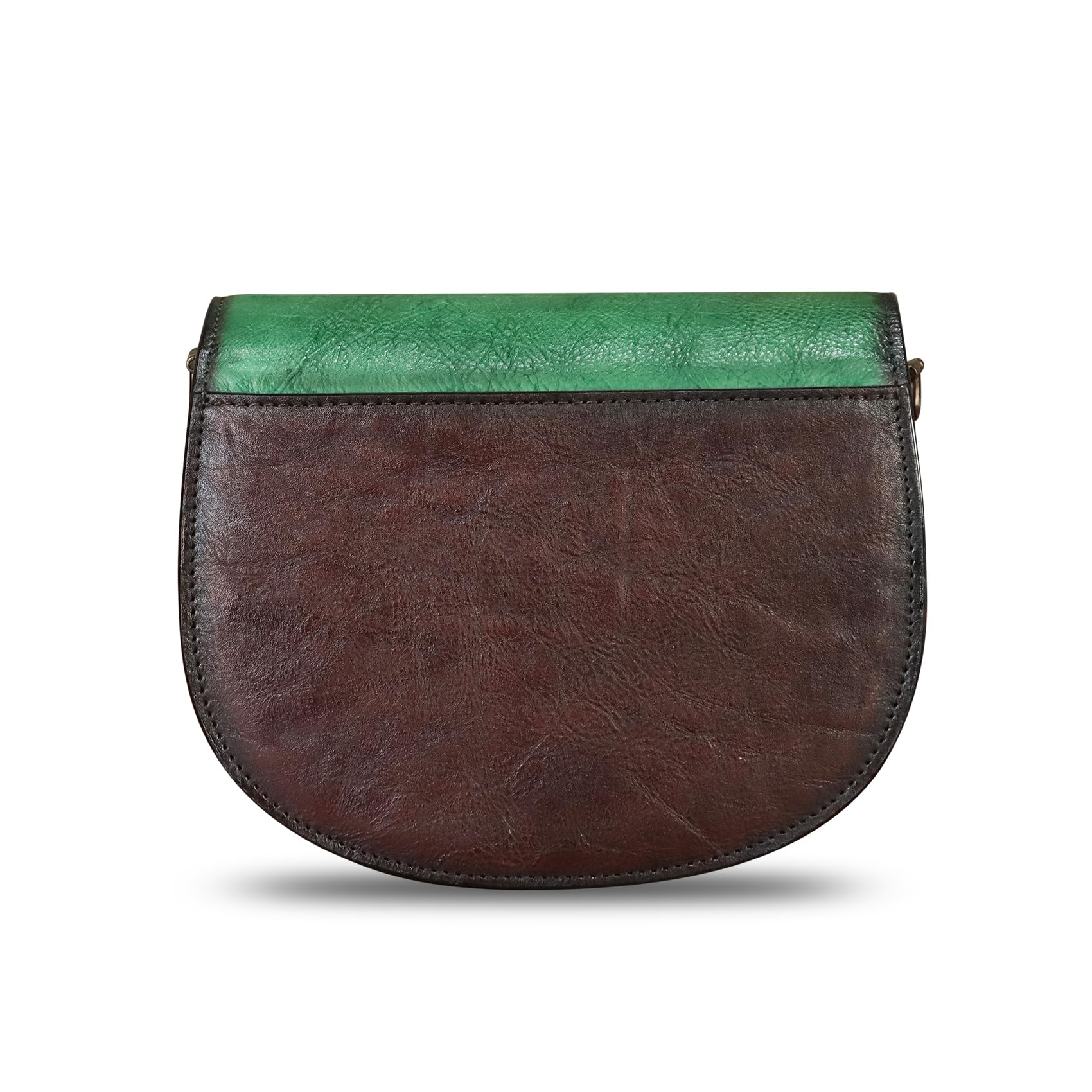 Genuine Leather Crossbody Bag for Women - Vintage Retro Leather Pouch Handbag Purse Ladies Satchel | Perfect for Everyday Use, Travel & Date Night