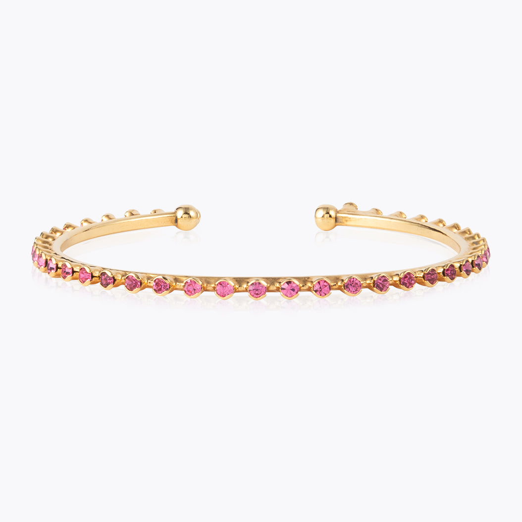 Miro Rose Gold Bangle Bracelet for Women - Elegant & Stylish Jewelry Gift for Her - Perfect for Weddings, Parties & Everyday Wear