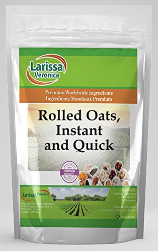 Organic Rolled Oats - Instant & Quick Cooking Oatmeal (16 oz Pack) - Healthy Breakfast Cereal for Smoothies, Baking & Overnight Oats - USDA Certified - Non-GMO, Gluten-Free