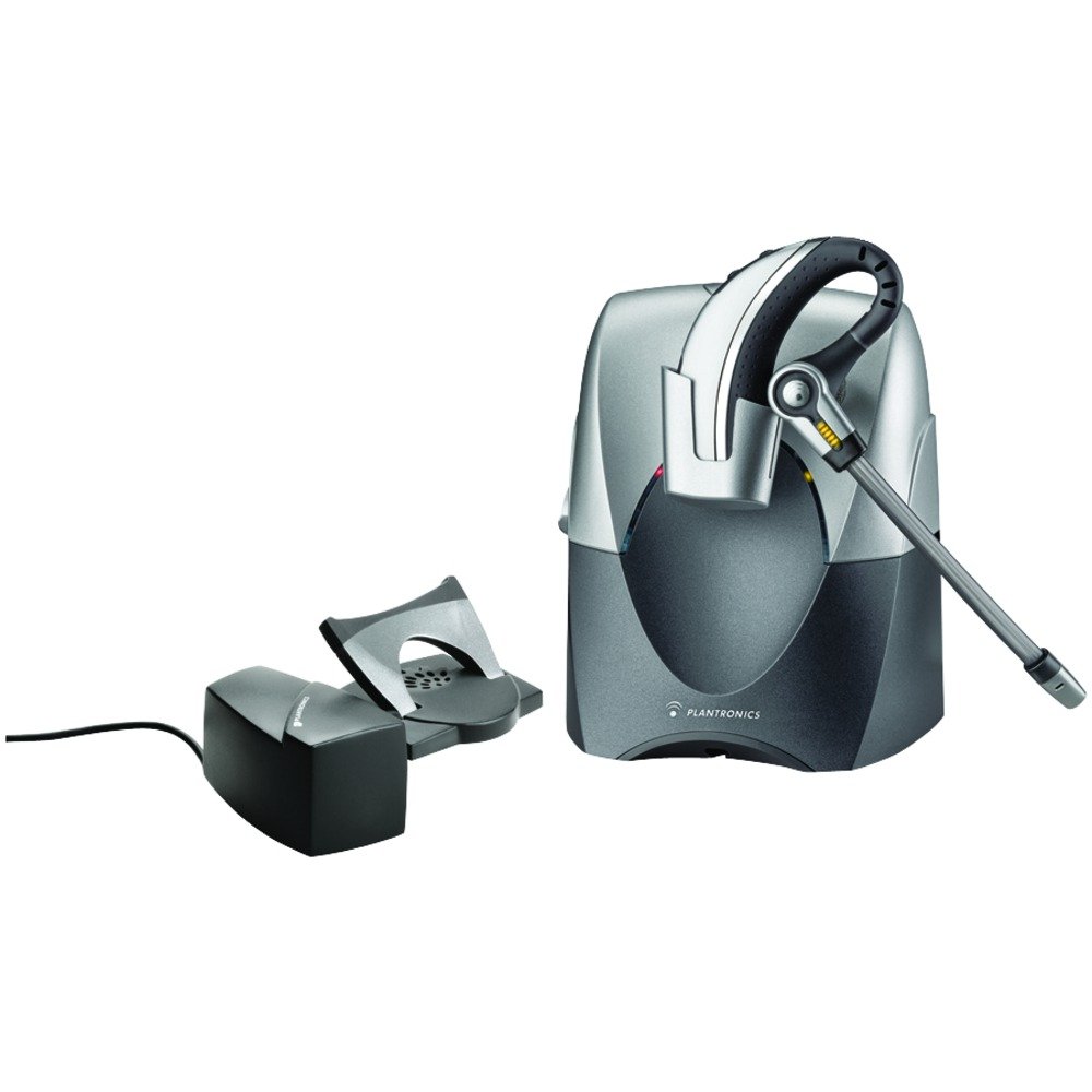 Plantronics CS70N/HL10 Wireless Office Headset with Noise Canceling Mic - Professional Headset System for Call Centers, Remote Work & Business Communications