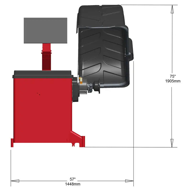 Coats 1500 3D Direct Drive Wheel Balancer - Professional Tire Balancing Machine for Auto Shops & Garages - Perfect for Car, Truck & SUV Wheel Alignment Services