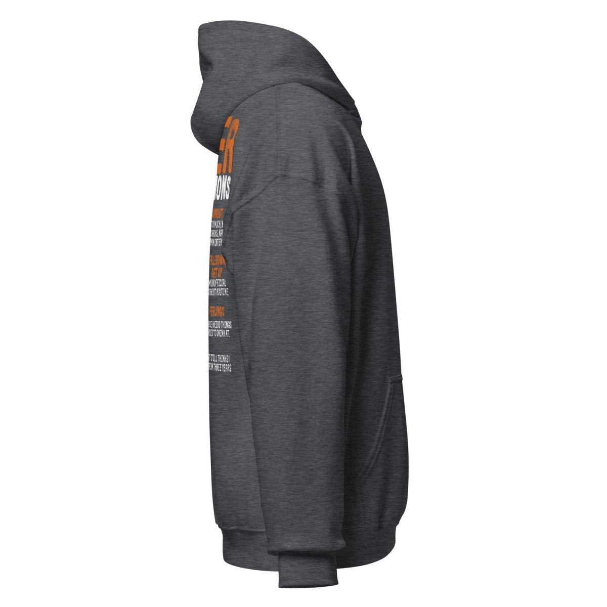 Sober Translations Volume 4 Hoodie - Phoenix Embroidered Front & Back Print Sweatshirt | Streetwear Fashion for Men & Women | Gym, Casual Outfit, Everyday Wear