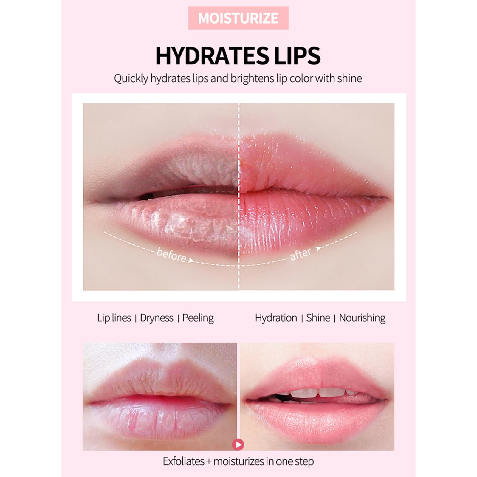 30 Pcs Collagen Crystal Lip Masks - Honey, Cherry & Aloe Vera Lip Care Gel Pads for Moisturizing, Anti-Aging & Wrinkle Reduction | Hydrating Treatment for Chapped Lips & Dead Skin Removal | Perfect for Night Care, Travel & Dry Winter Lips