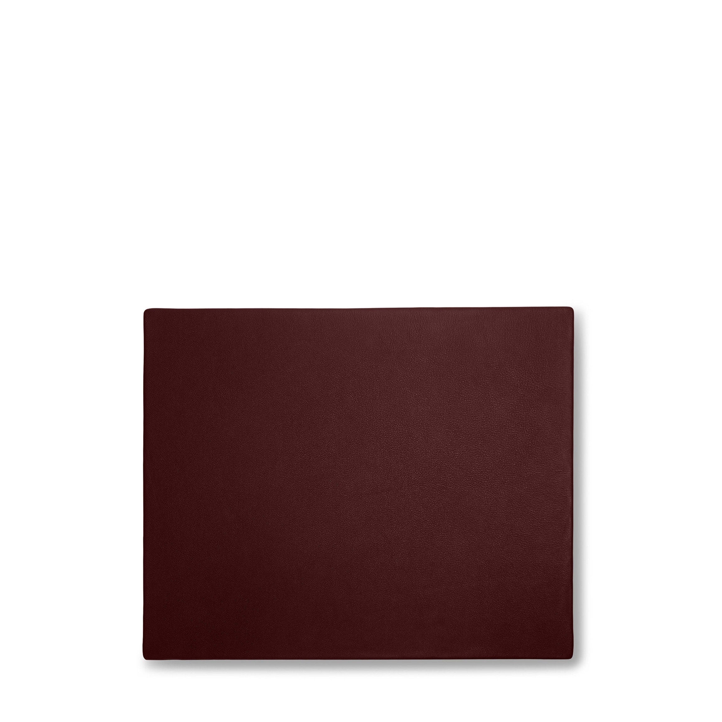 Premium Bordeaux Leather Conference & Laptop Pad - Professional Office Desk Accessory for Meetings, Work & Travel | Durable Writing Surface for Notebooks & Devices